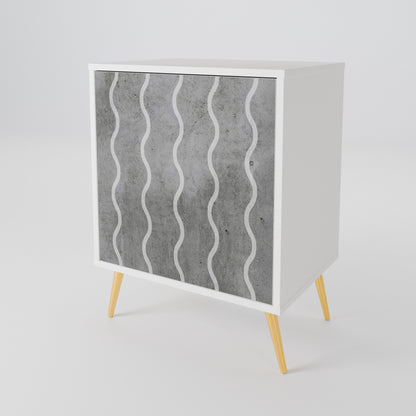 WAVES OF CONCRETE 1-Door Sideboard