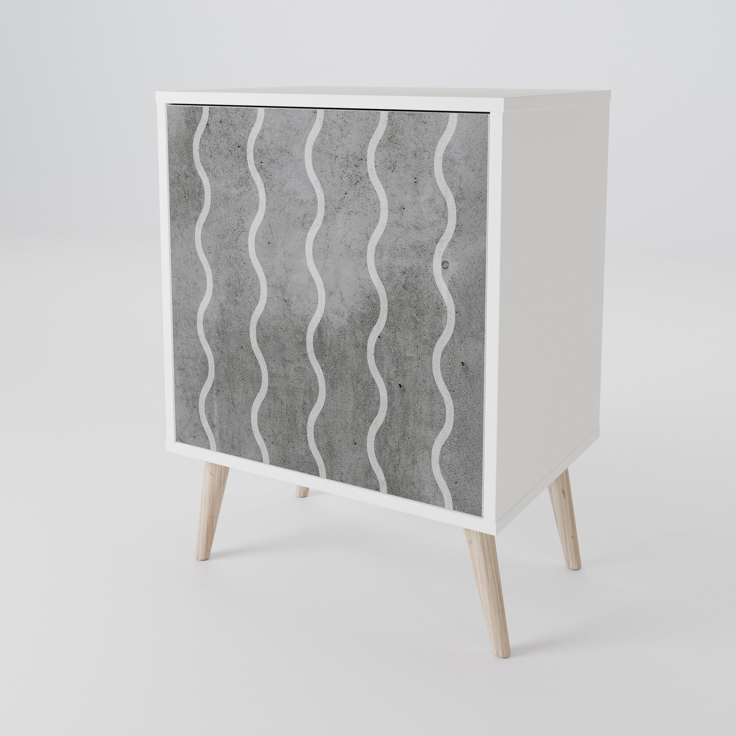 WAVES OF CONCRETE 1-Door Sideboard