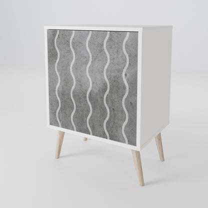 WAVES OF CONCRETE 1-Door Sideboard