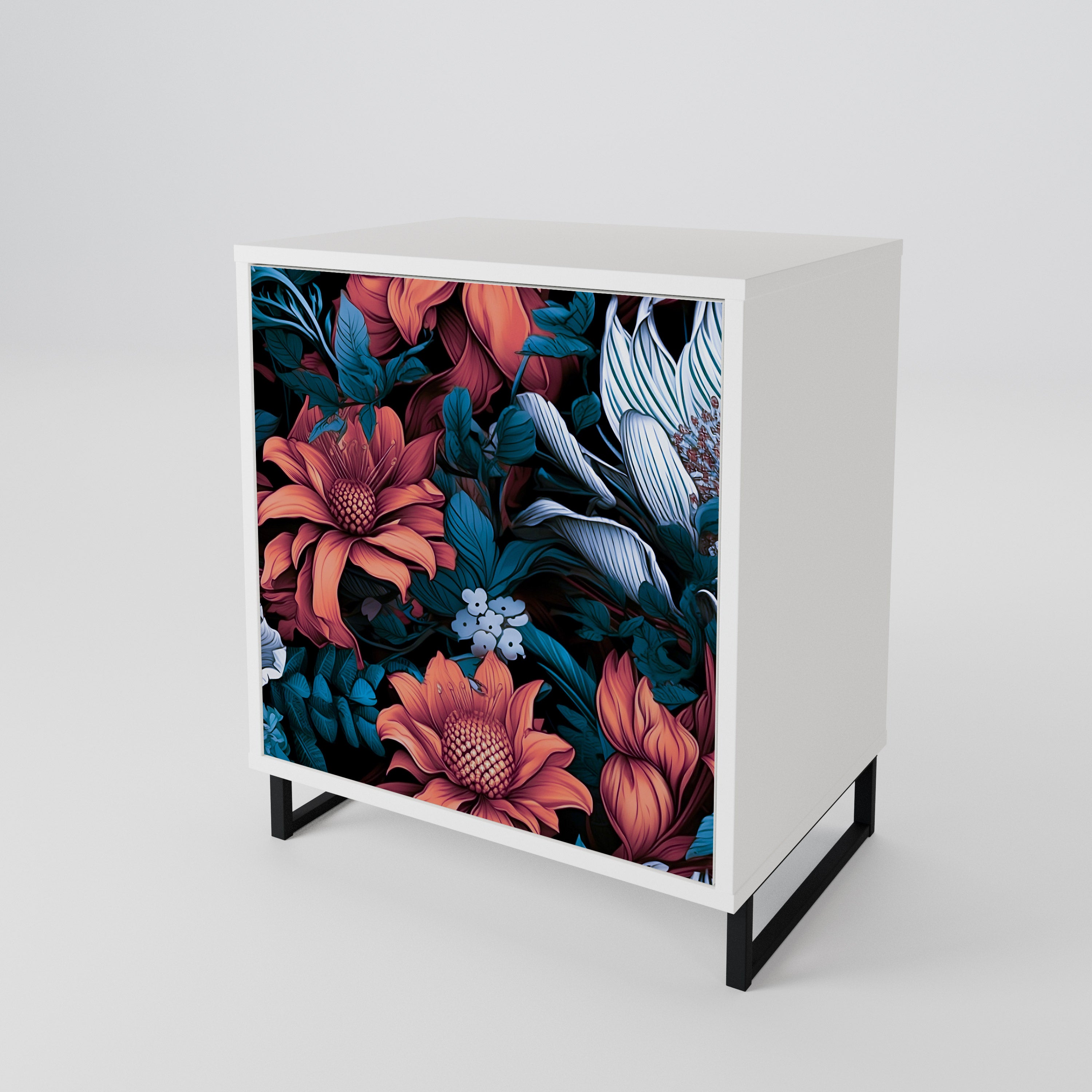 ETHEREAL BLOSSOMS 1-Door Sideboard