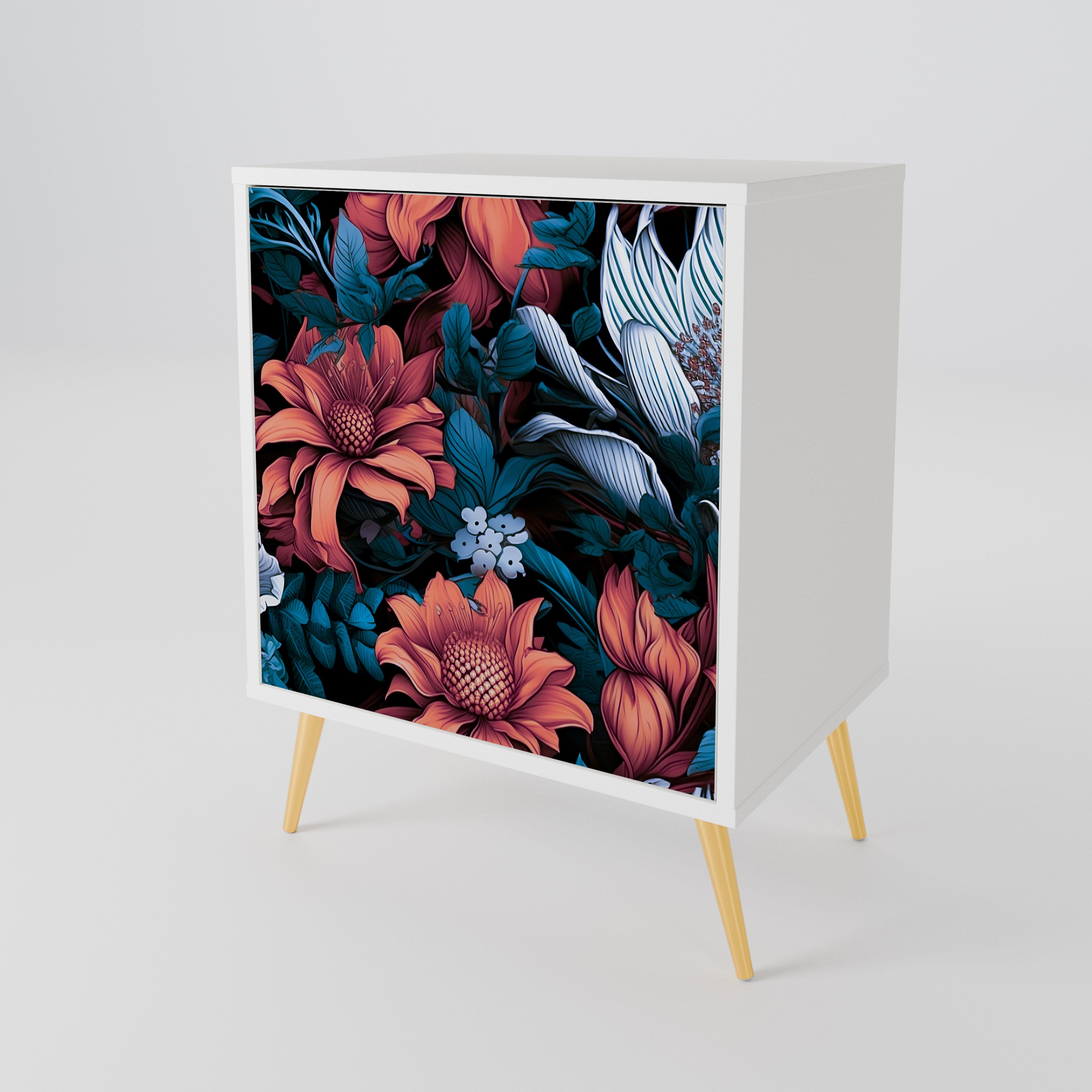 ETHEREAL BLOSSOMS 1-Door Sideboard
