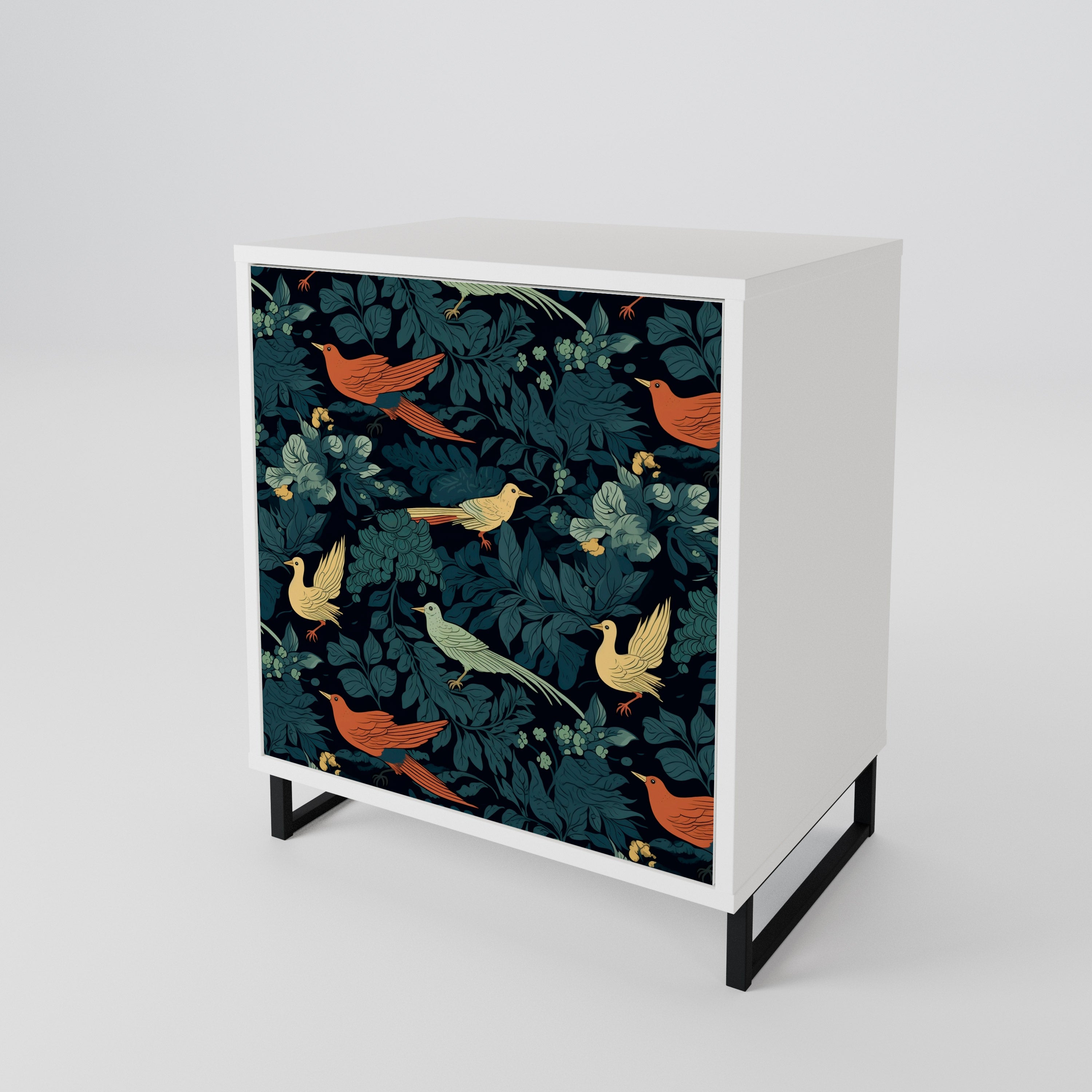 FOWL ORNAMENT 1-Door Sideboard