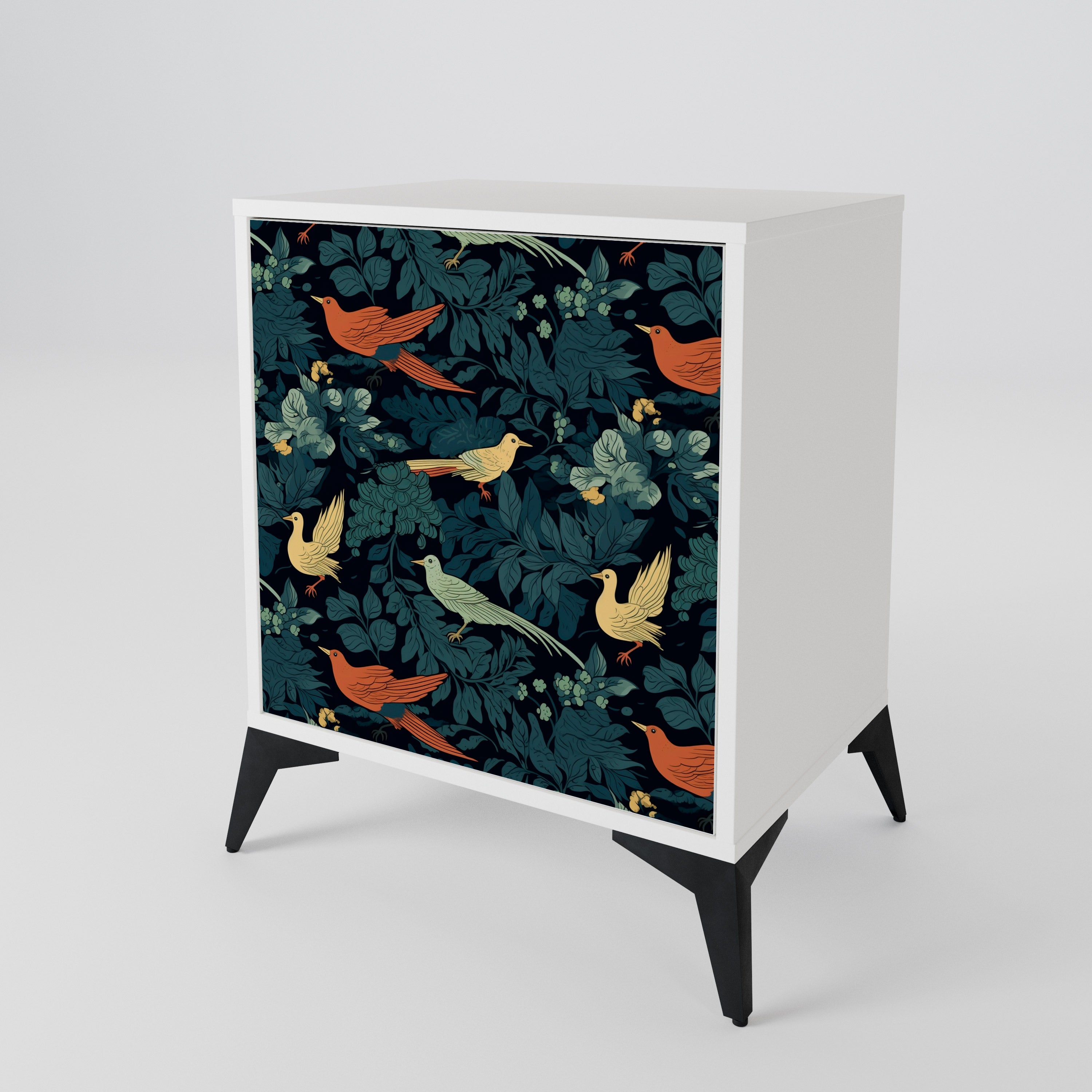 FOWL ORNAMENT 1-Door Sideboard