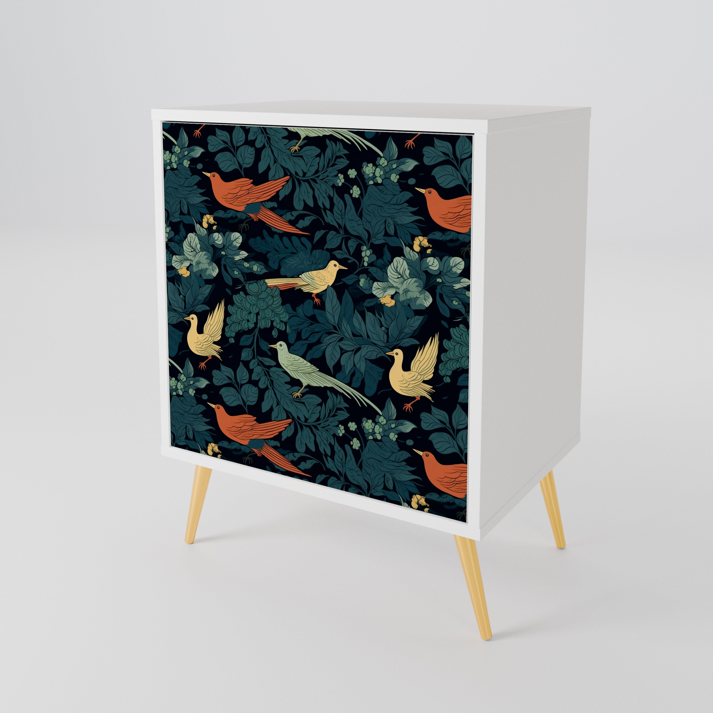 FOWL ORNAMENT 1-Door Sideboard