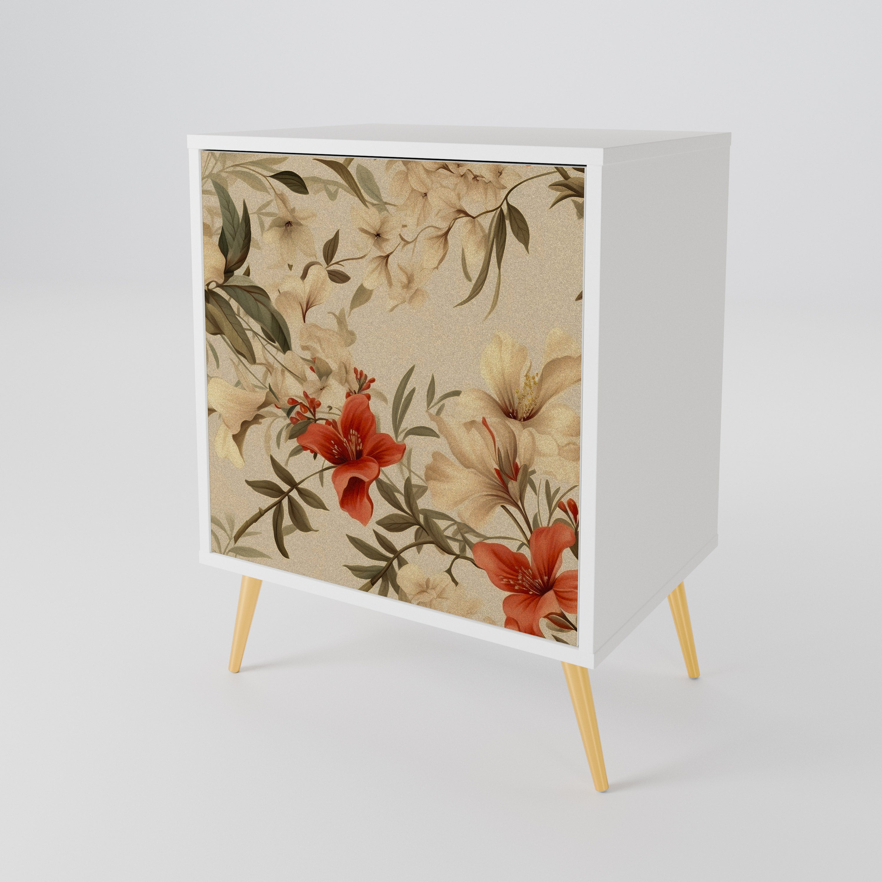 BLOOMING HARMONY 1-Door Sideboard