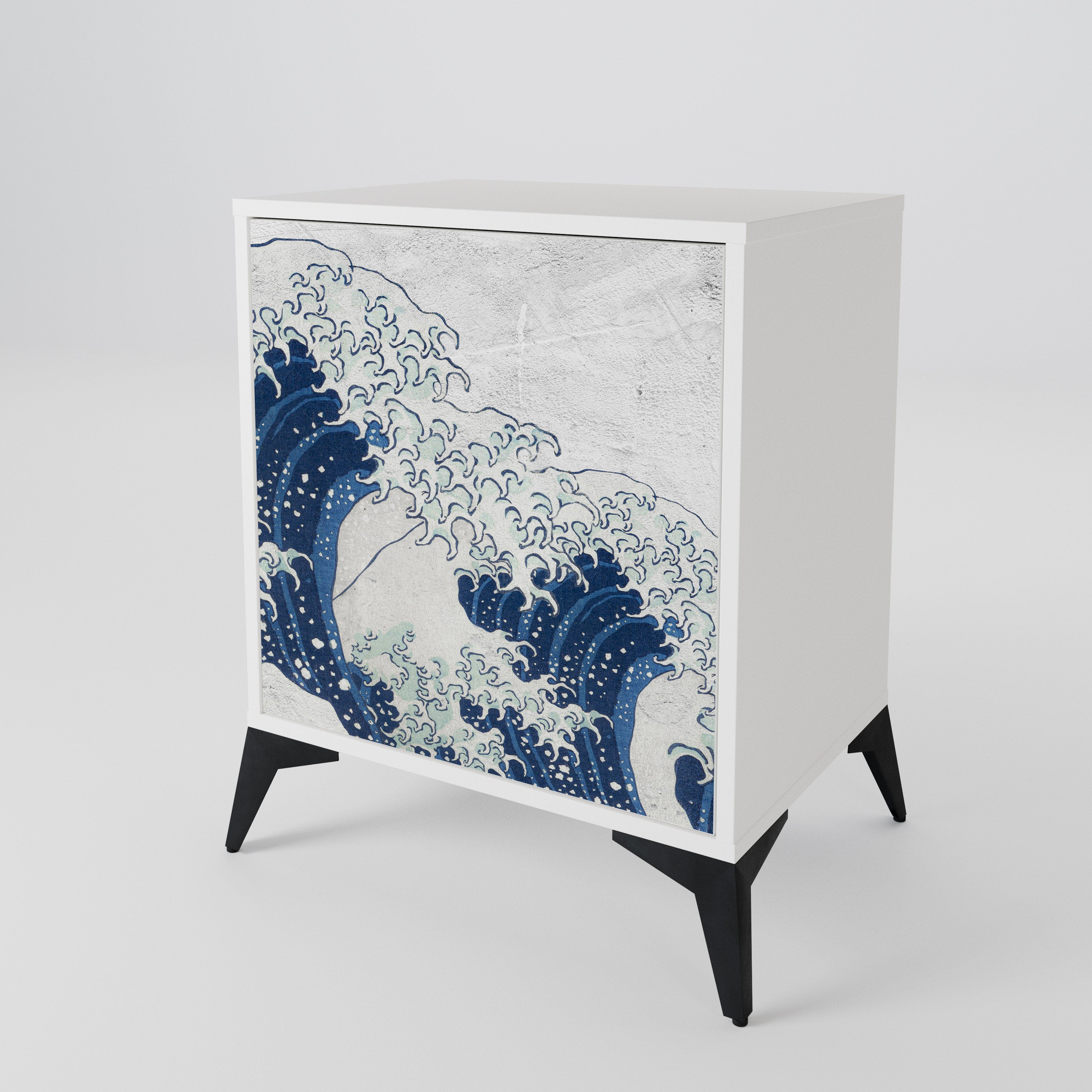 THE GREAT WAVE AT KANAGAWA 1-Door Sideboard