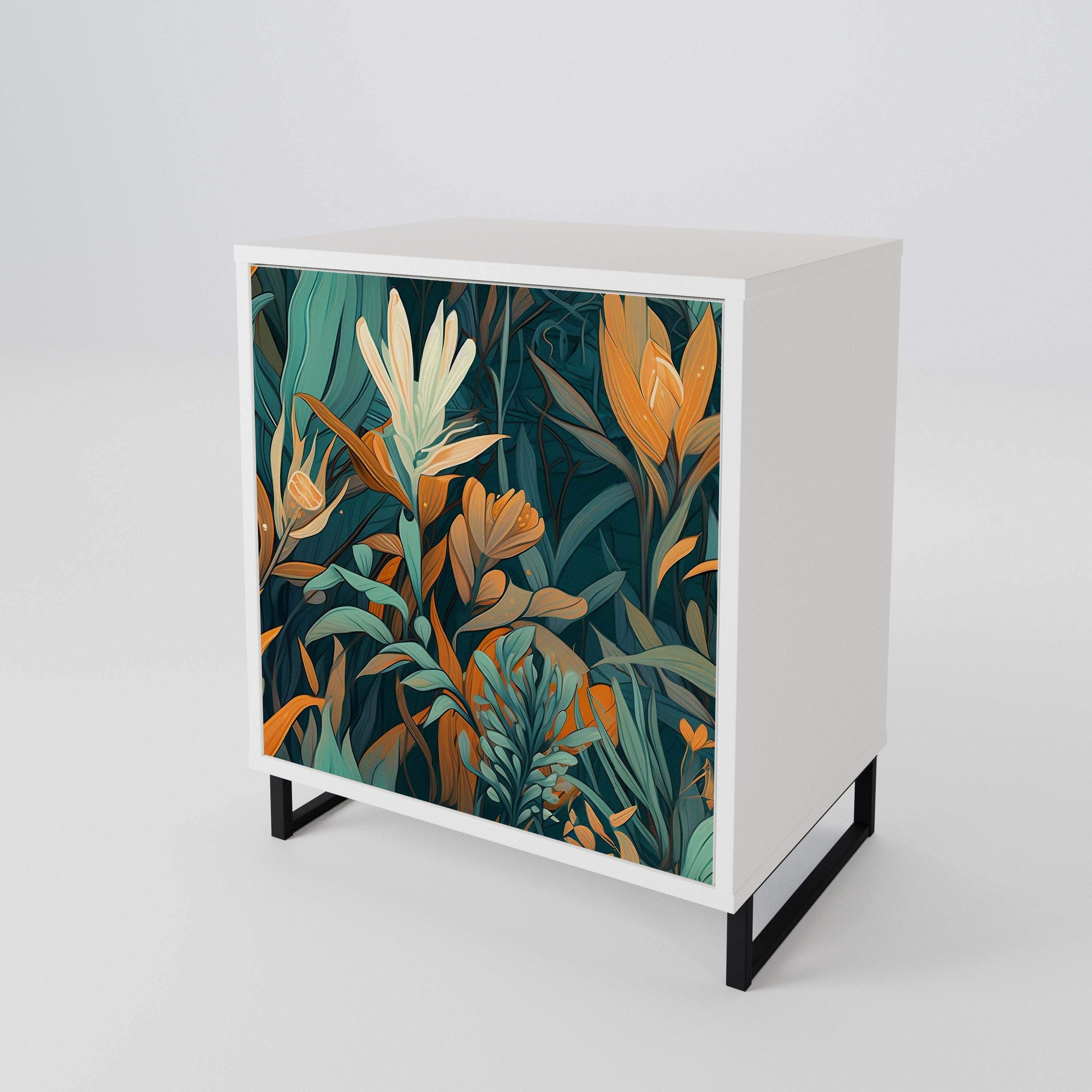 FLORAL SERENITY 1-Door Sideboard