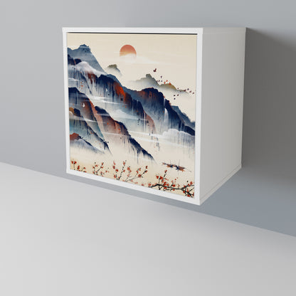 JAPANESE LANDSCAPE 1-Door Sideboard