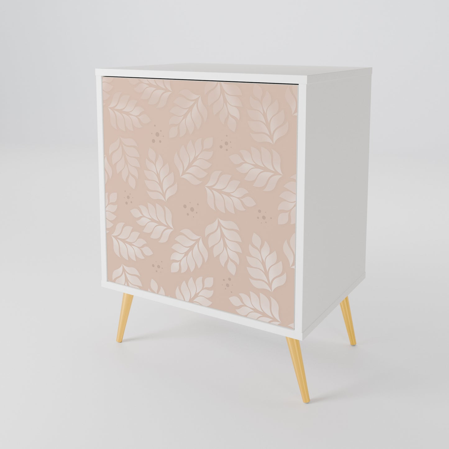 LEAVES ON BEIGE 1-Door Sideboard