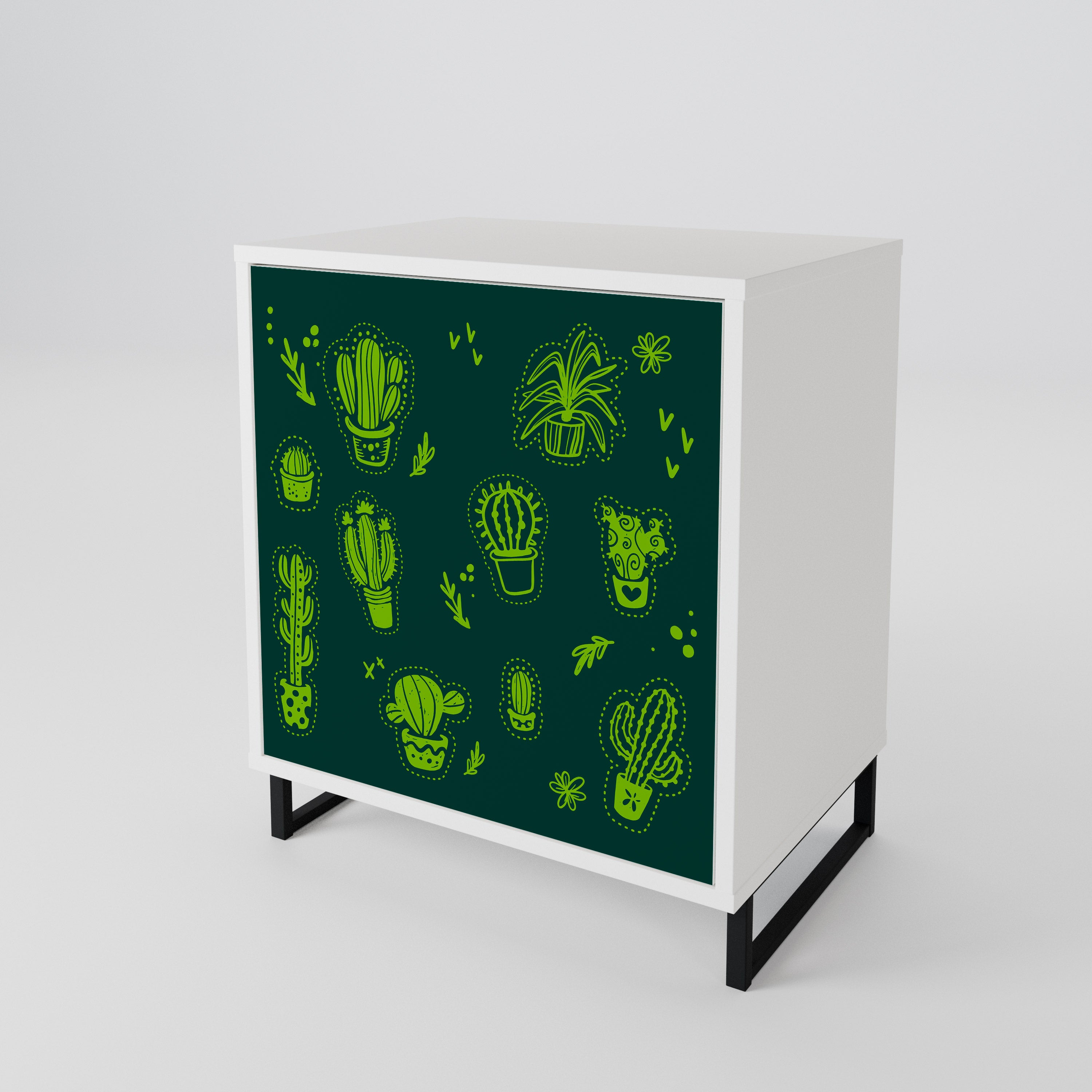 DESERT GREEN 1-Door Sideboard