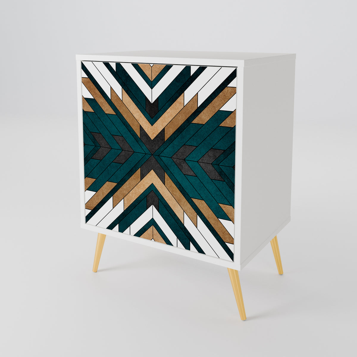 ARTISTIC GEOMETRY 1-Door Sideboard