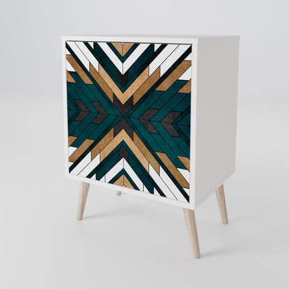 ARTISTIC GEOMETRY 1-Door Sideboard