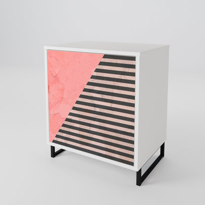 GLAMOROUS STRIPE 1-Door Sideboard