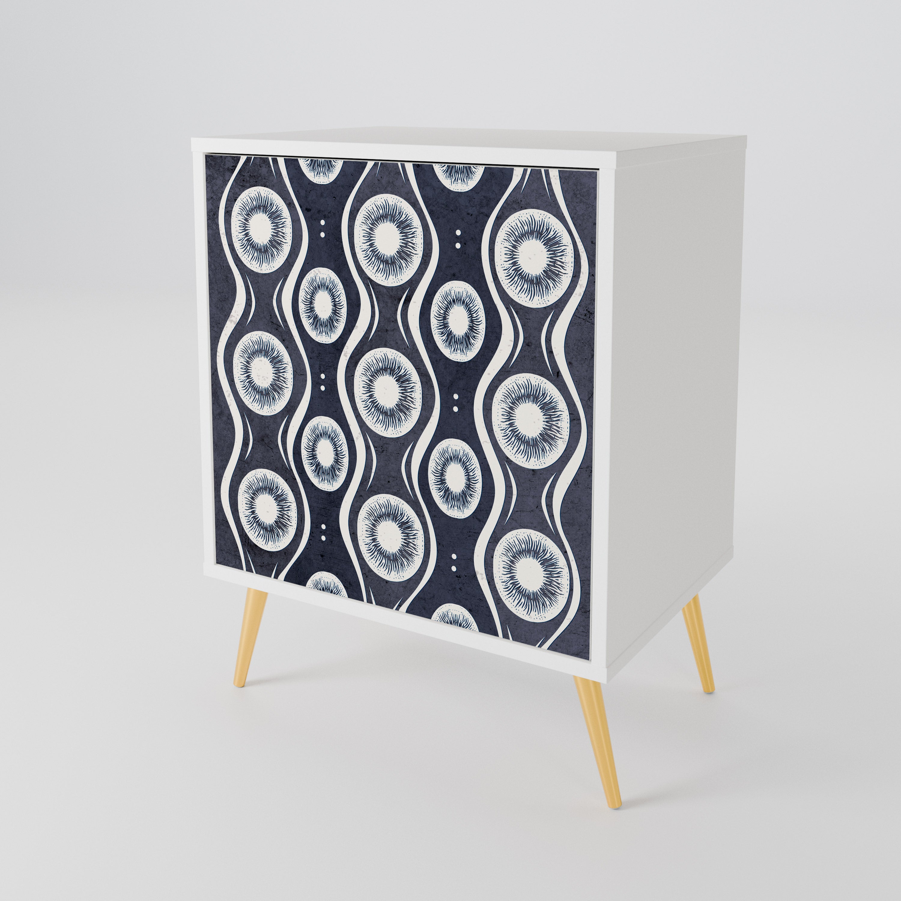 GRAPHITE EYES 1-Door Sideboard