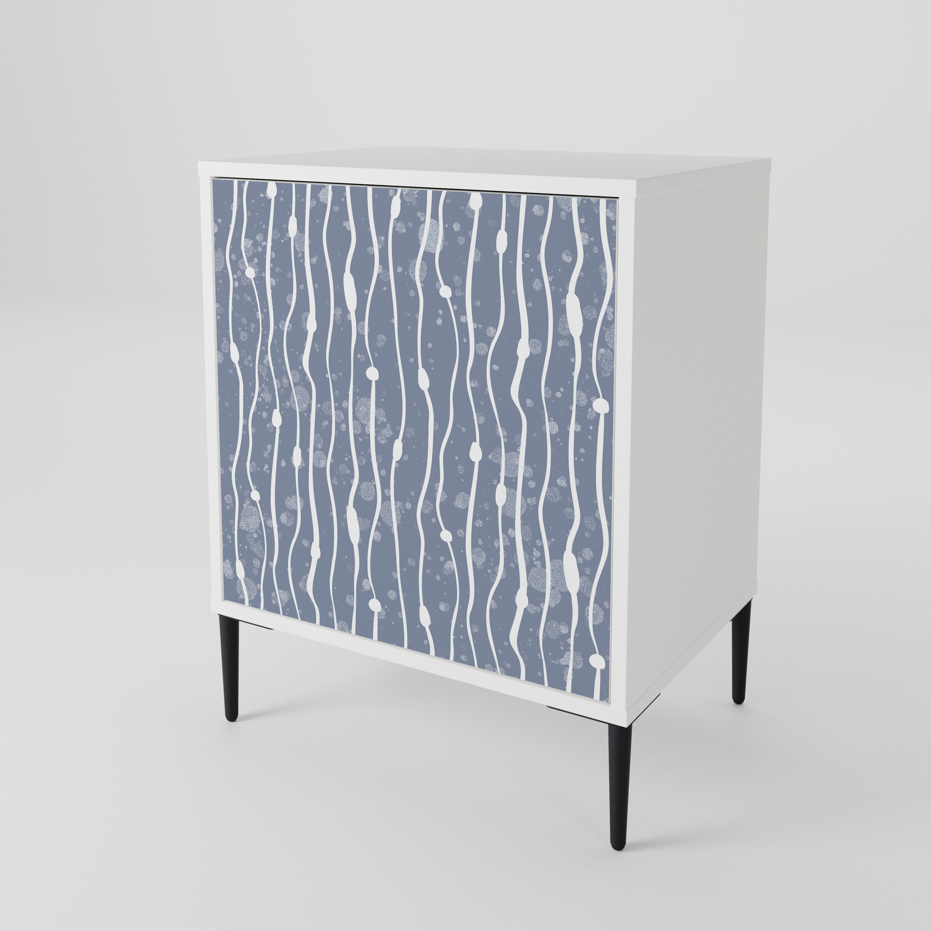 GRAPHITE RAIN 1-Door Sideboard