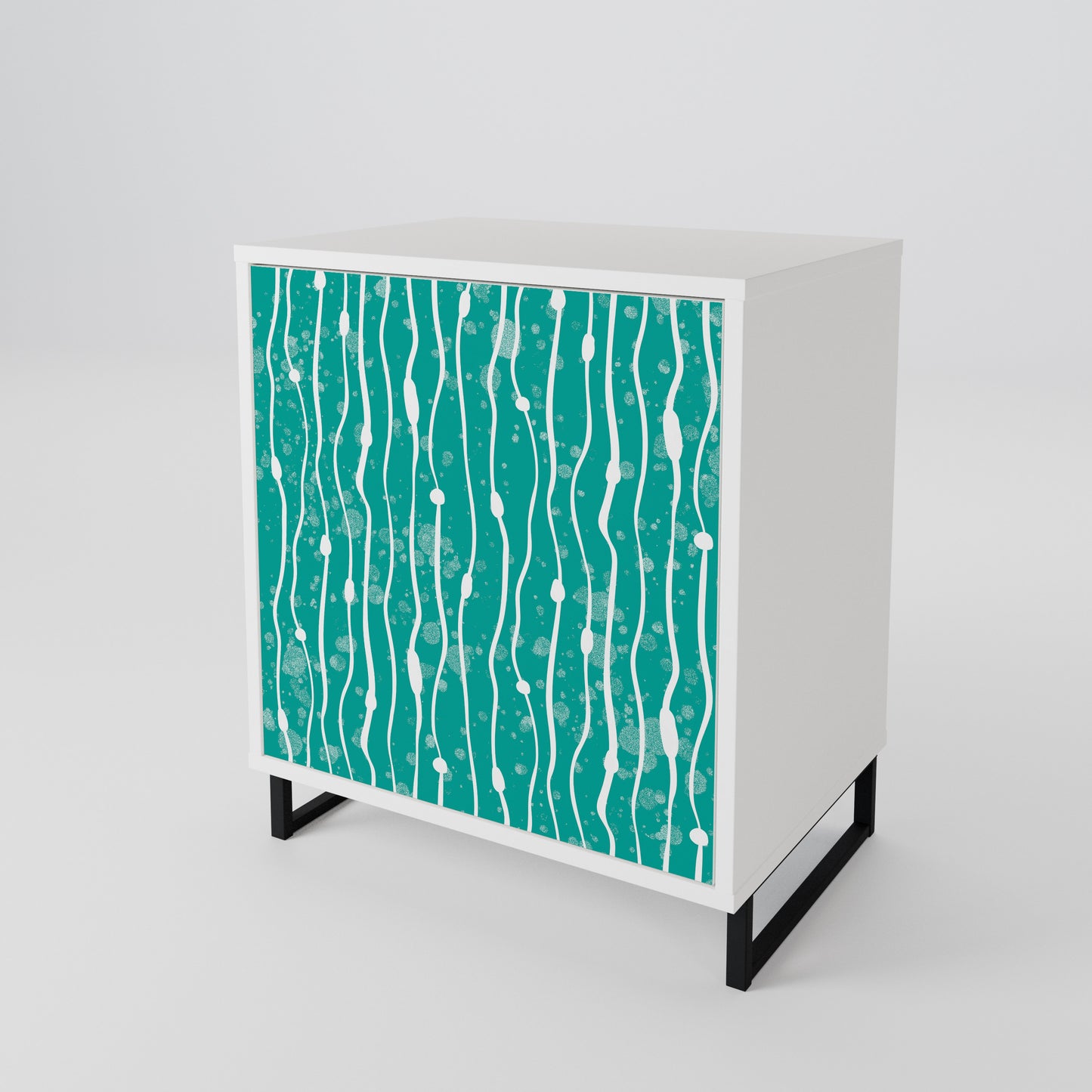 TURQUOISE RAIN 1-Door Sideboard