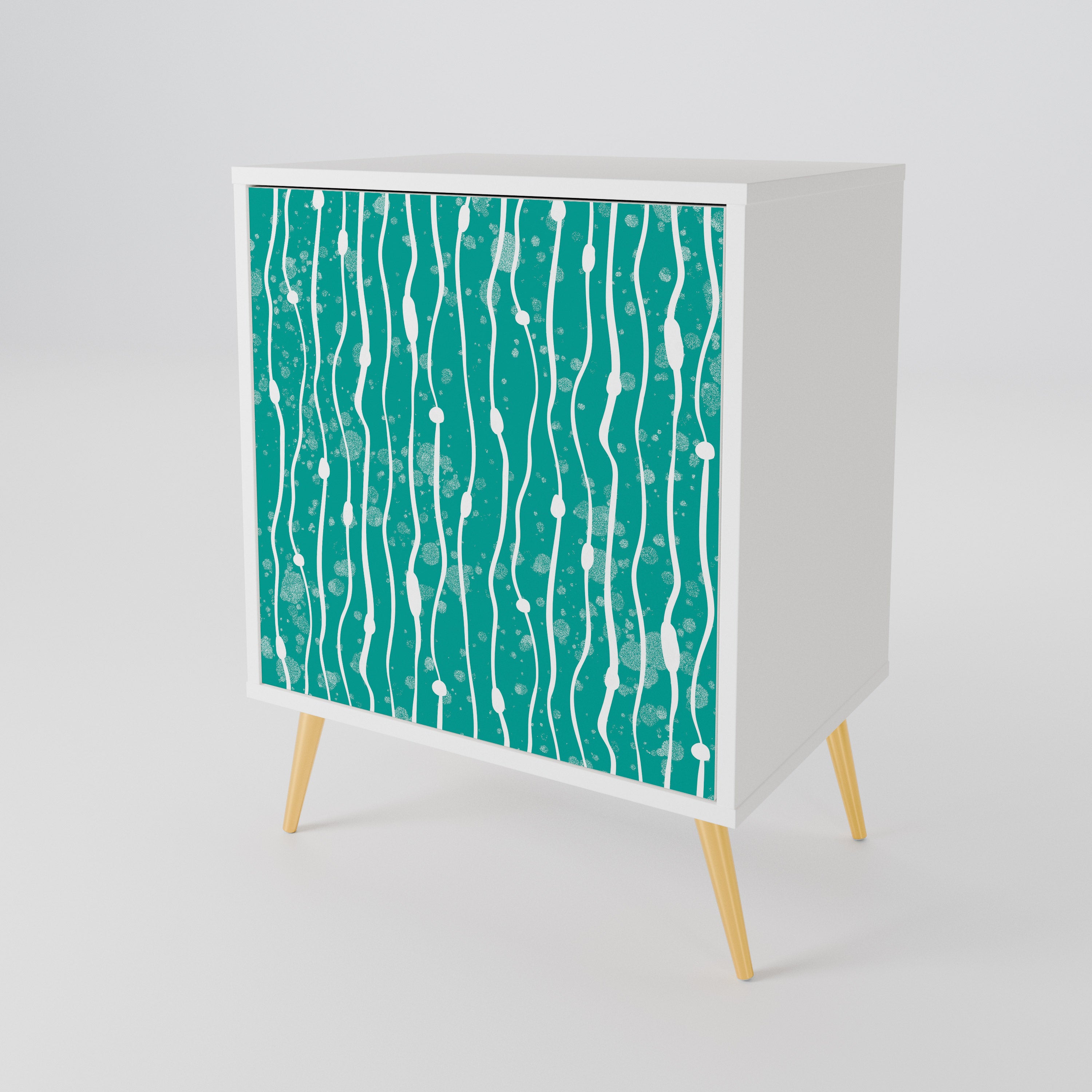 TURQUOISE RAIN 1-Door Sideboard