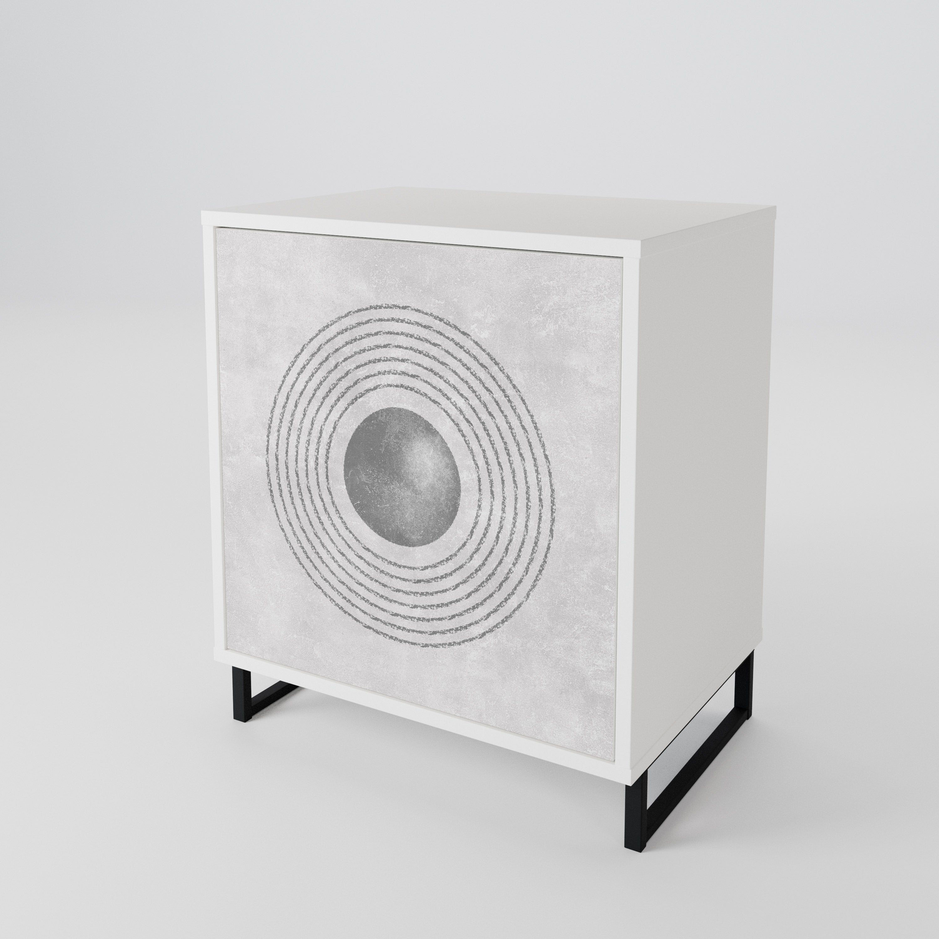 SOLID CIRCLES 1-Door Sideboard