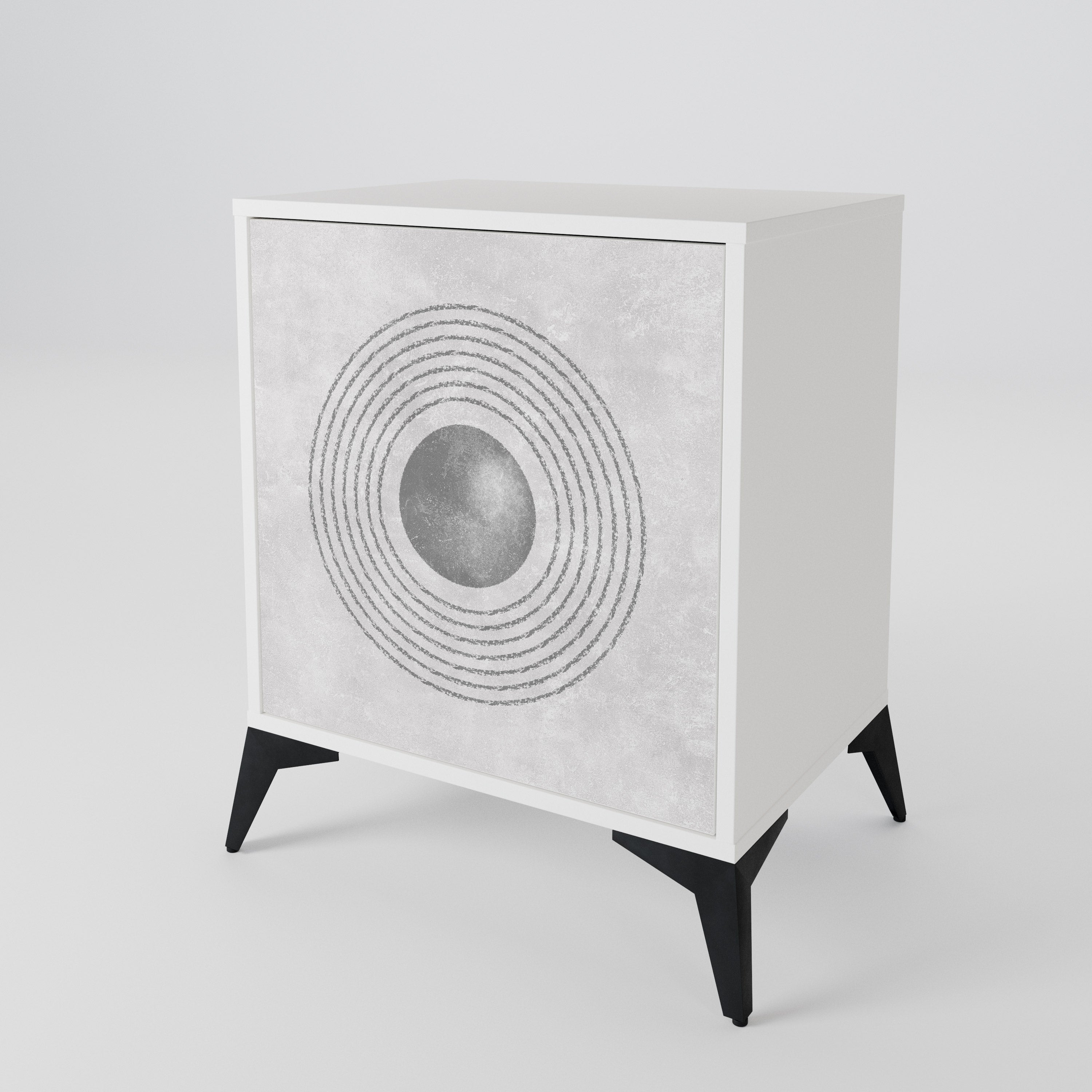 SOLID CIRCLES 1-Door Sideboard