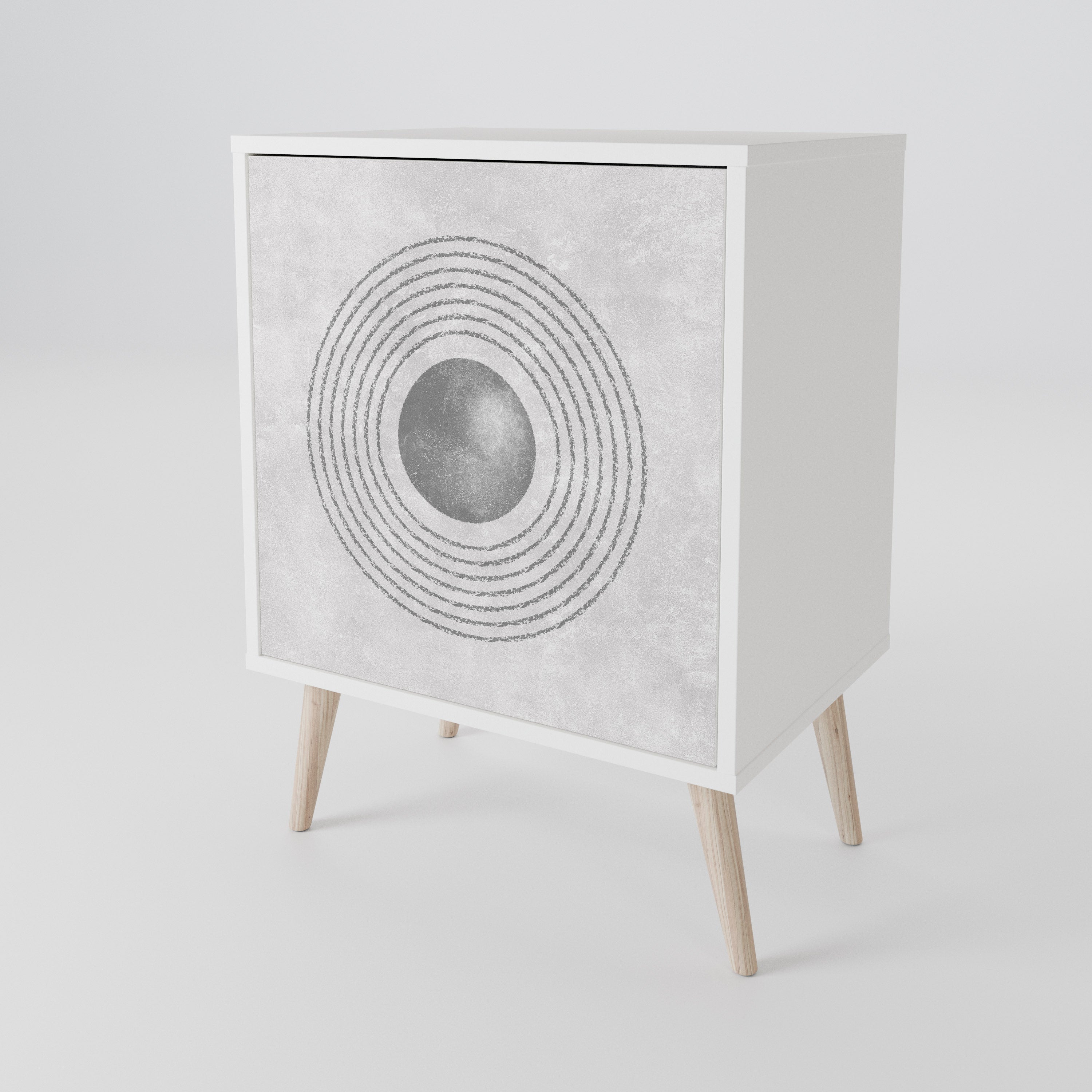SOLID CIRCLES 1-Door Sideboard