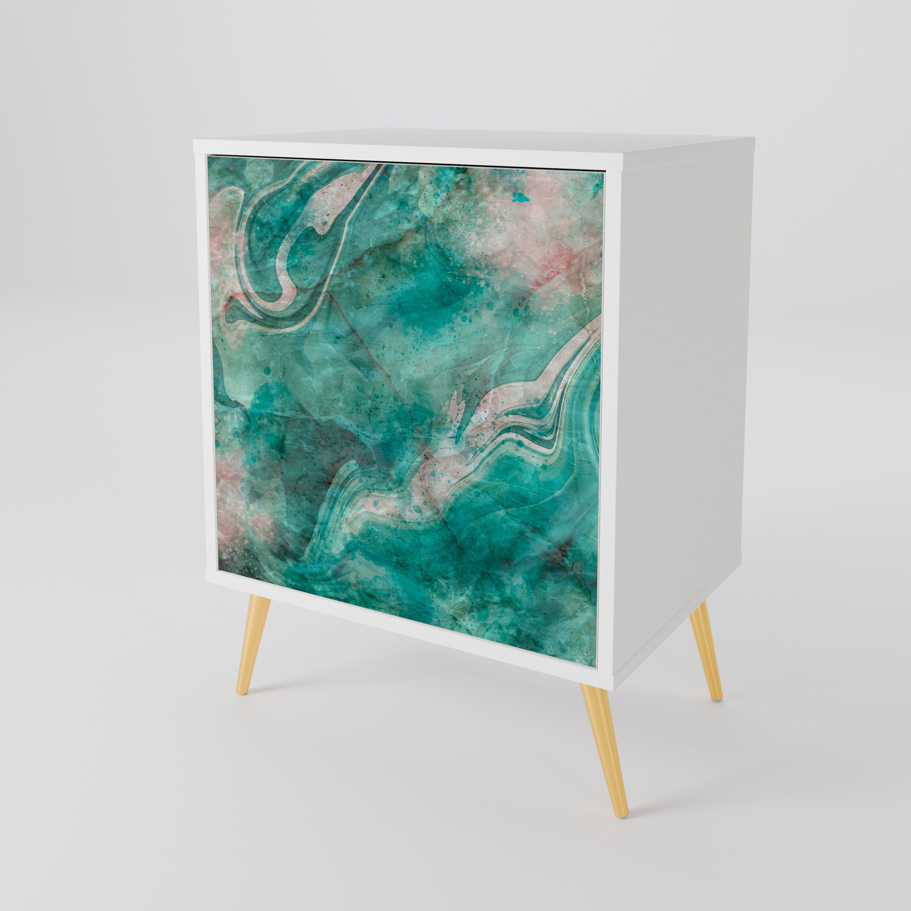 ABSTRACT ALCHEMY 1-Door Sideboard