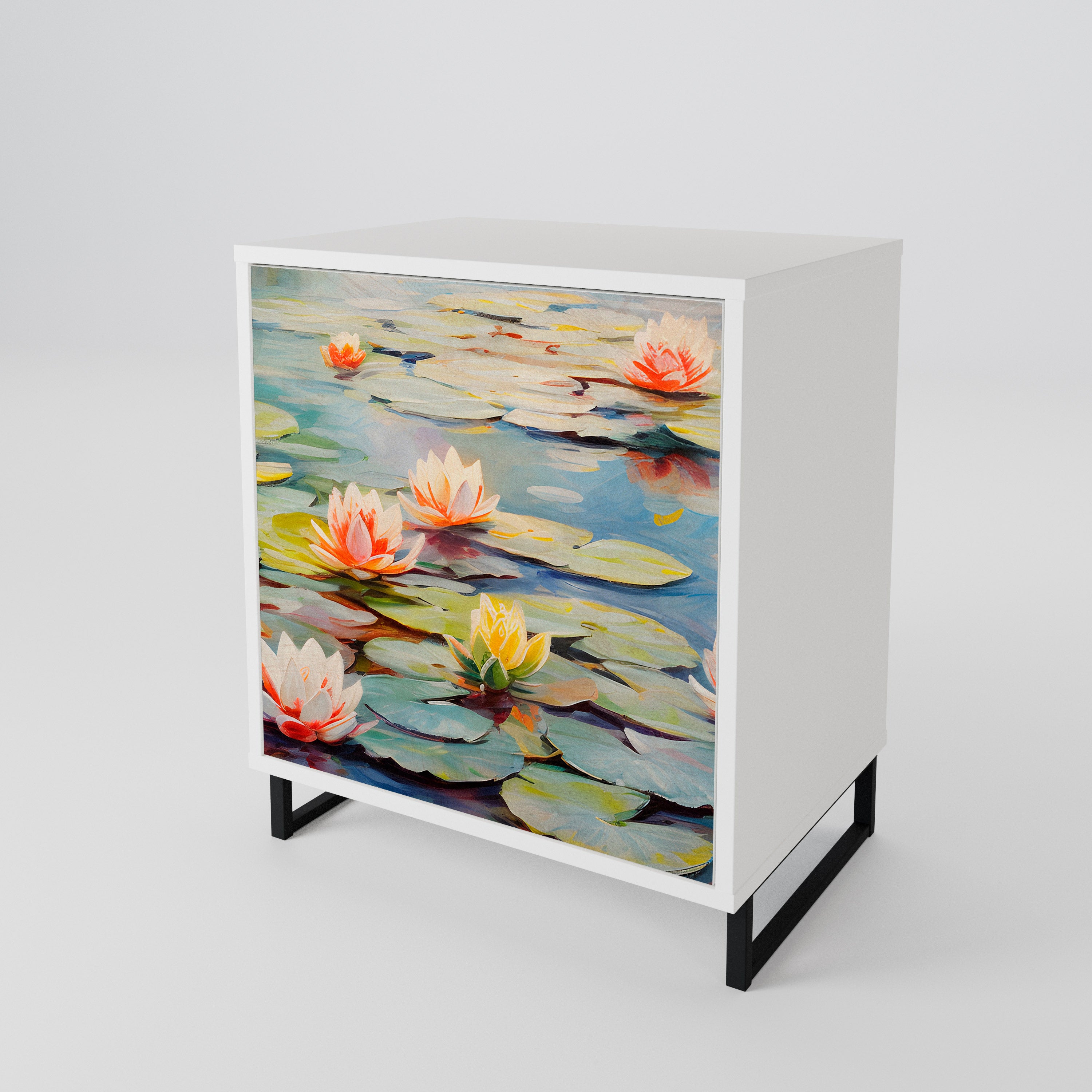 BLOOMING WATERS 1-Door Sideboard