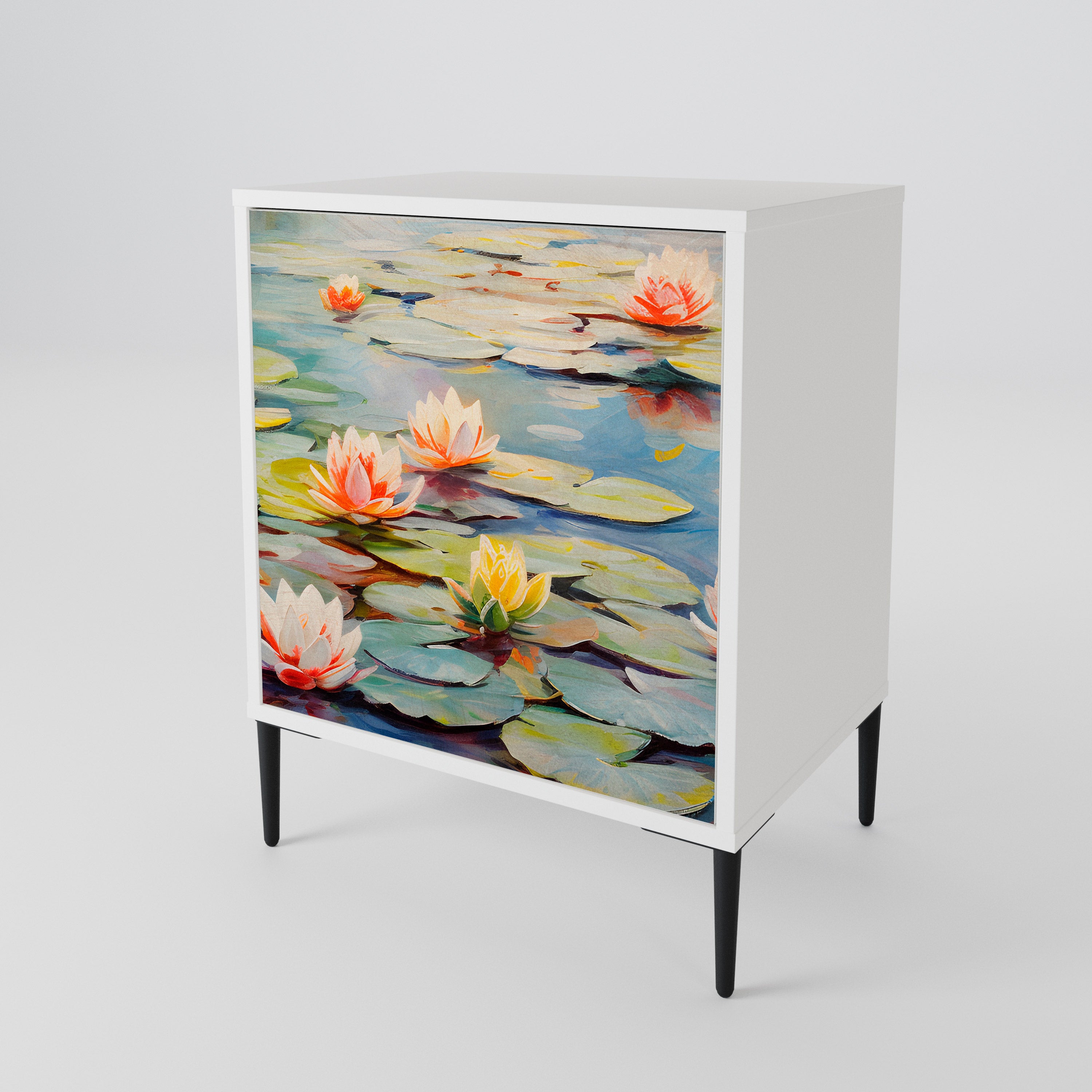BLOOMING WATERS 1-Door Sideboard