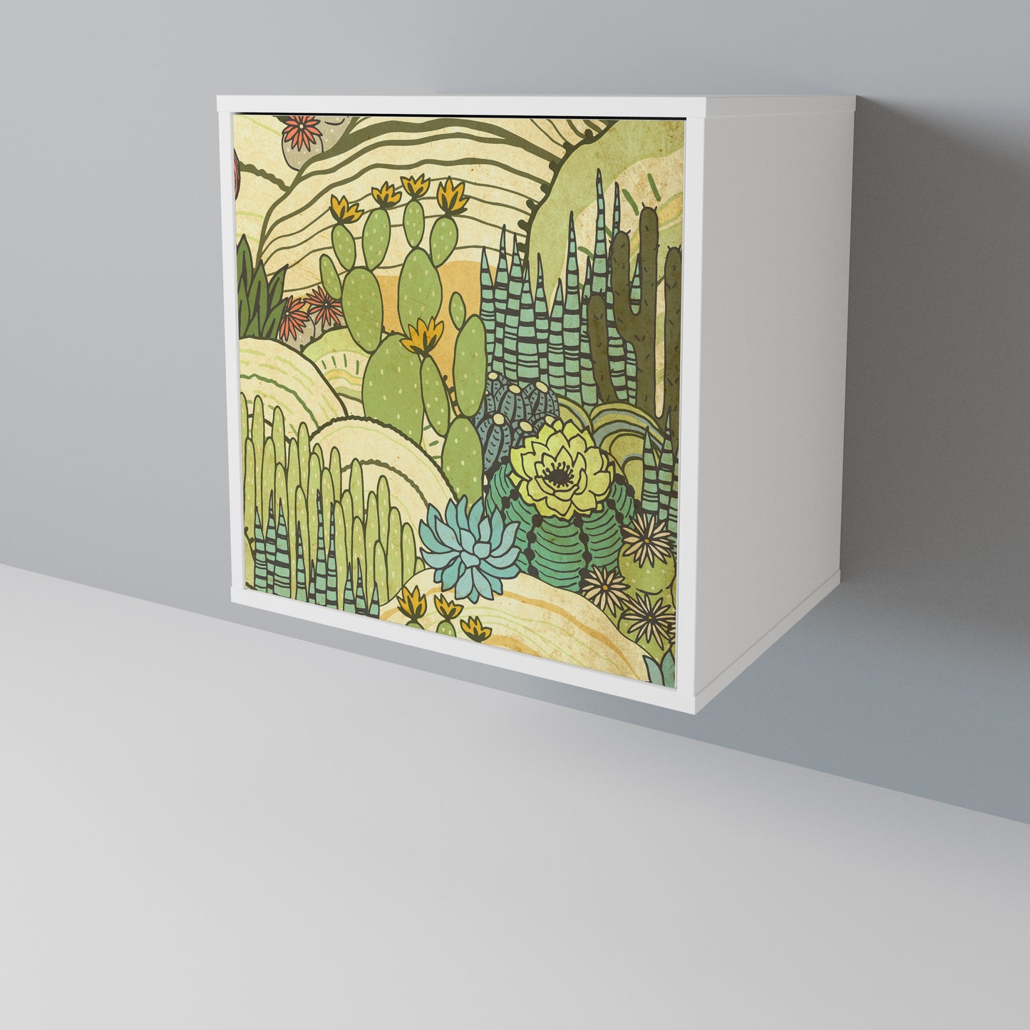 SUCCULENTS KALEIDOSCOPE 1-Door Sideboard