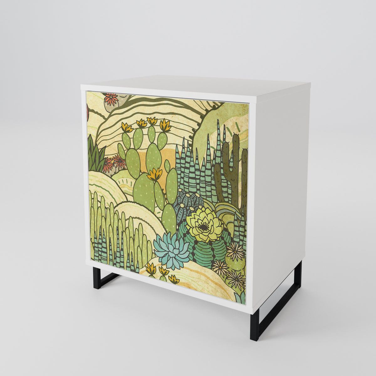 SUCCULENTS KALEIDOSCOPE 1-Door Sideboard