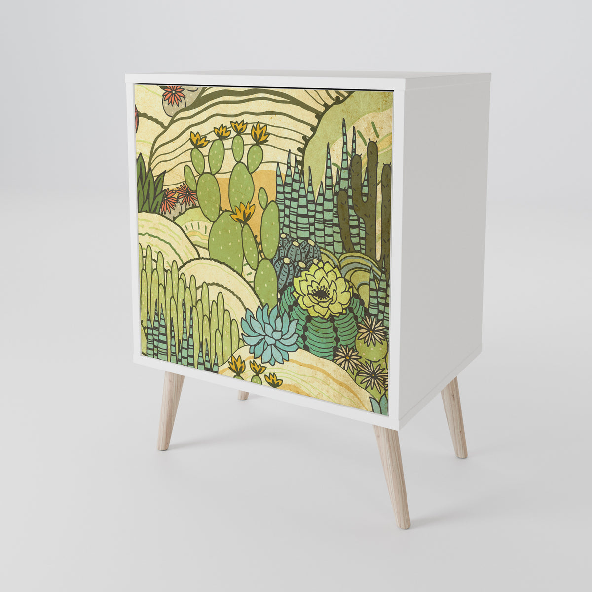 SUCCULENTS KALEIDOSCOPE 1-Door Sideboard
