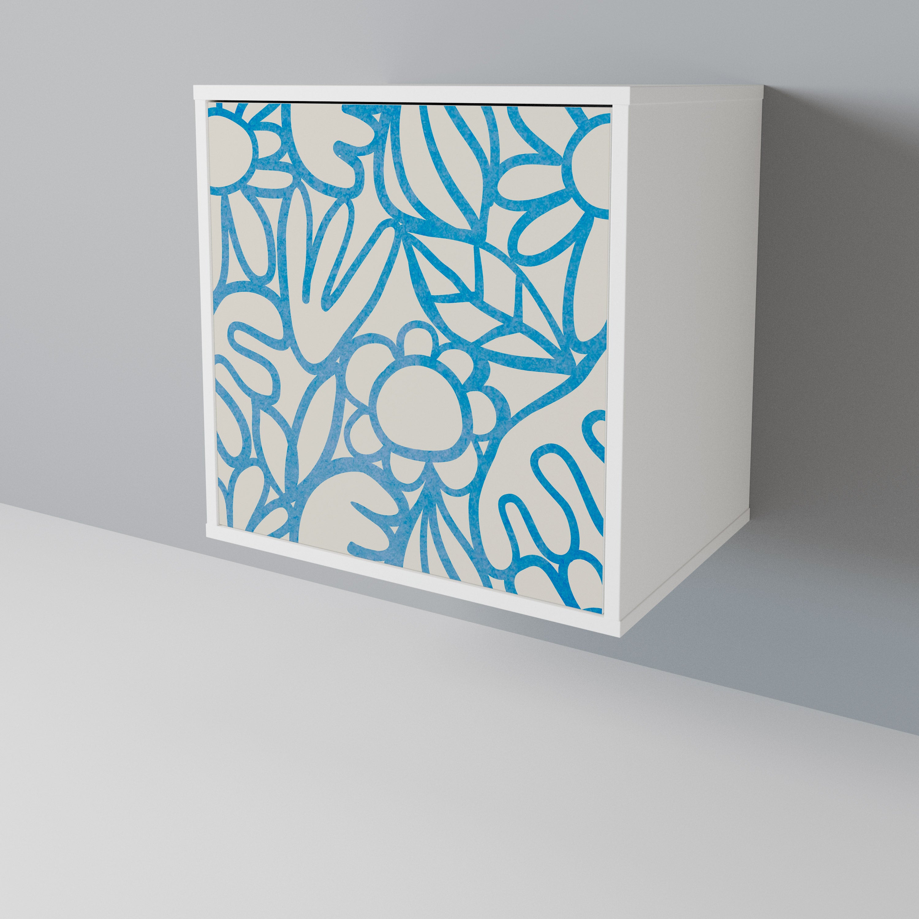 BLOOMY MORNING 1-Door Sideboard