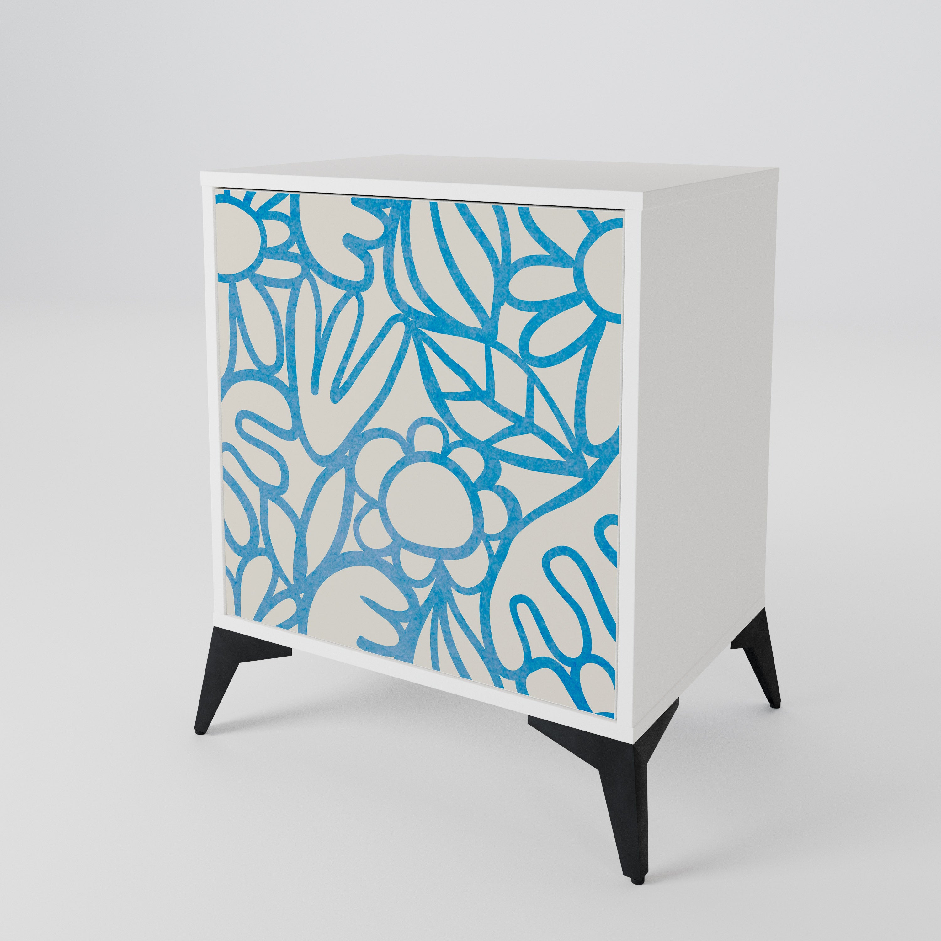 BLOOMY MORNING 1-Door Sideboard