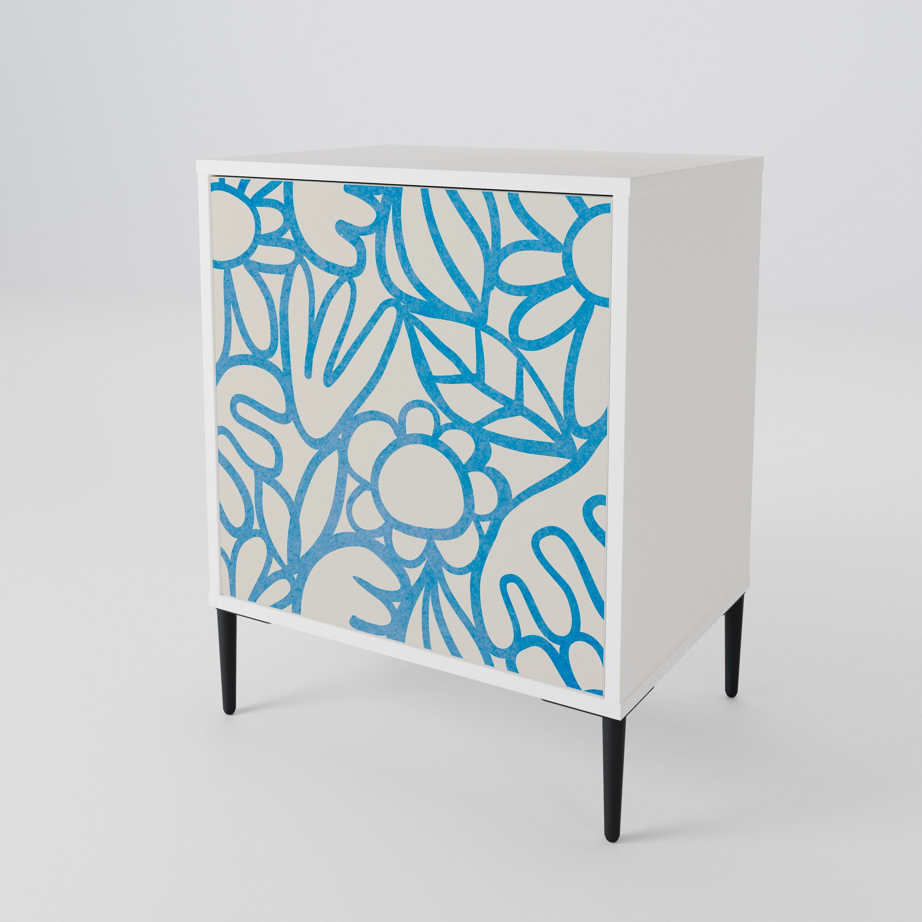 BLOOMY MORNING 1-Door Sideboard