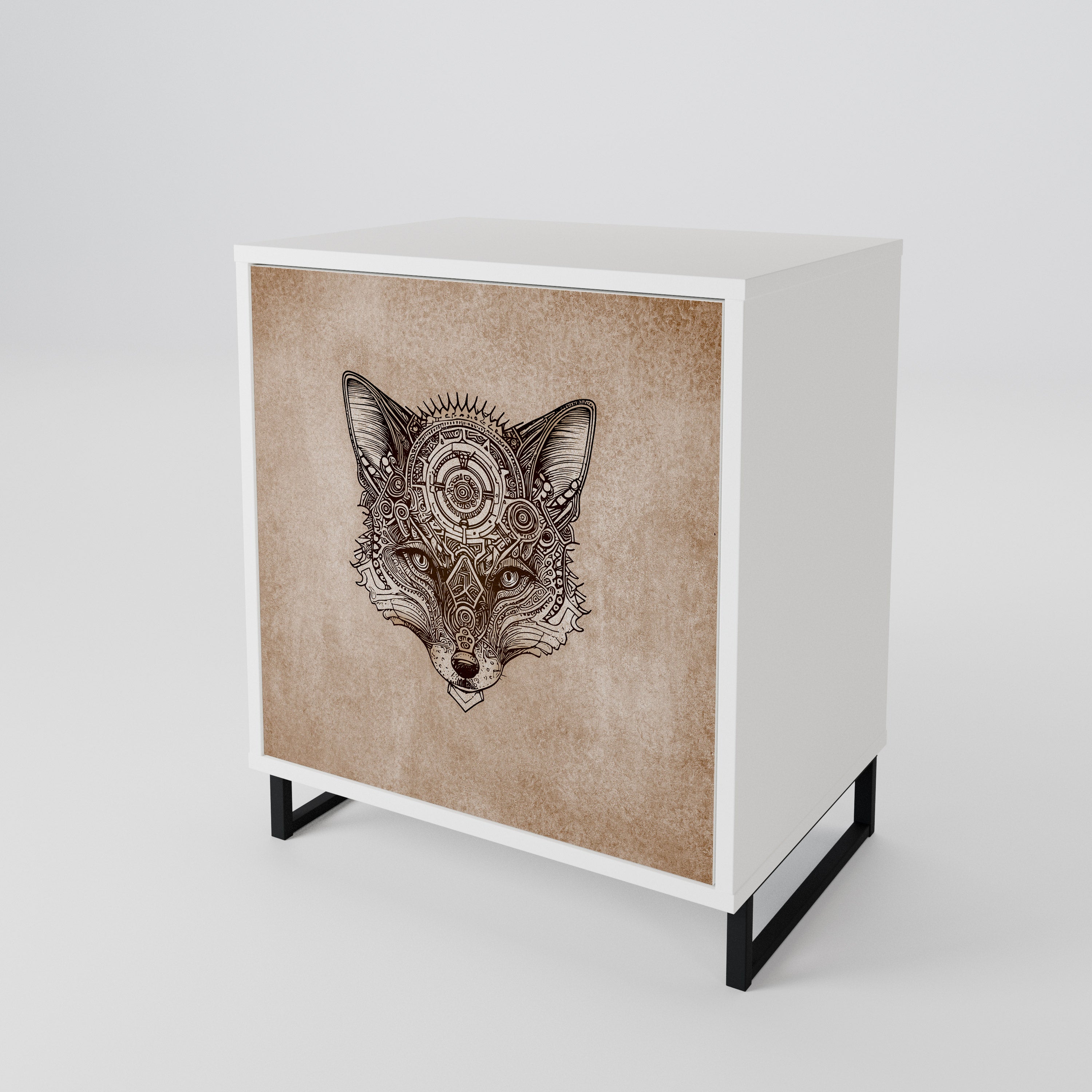 STEAMPUNK CLAN 1-Door Sideboard
