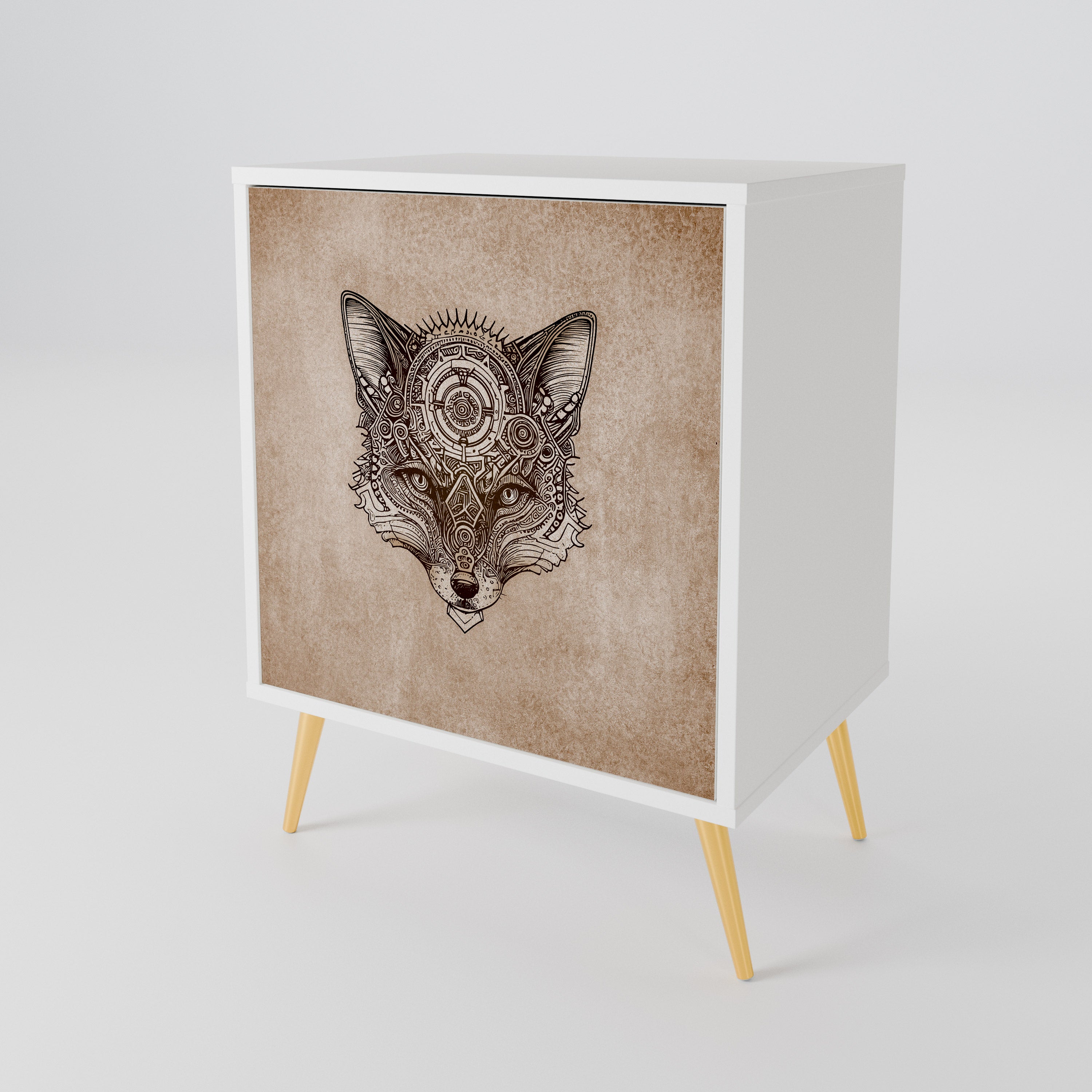 STEAMPUNK CLAN 1-Door Sideboard