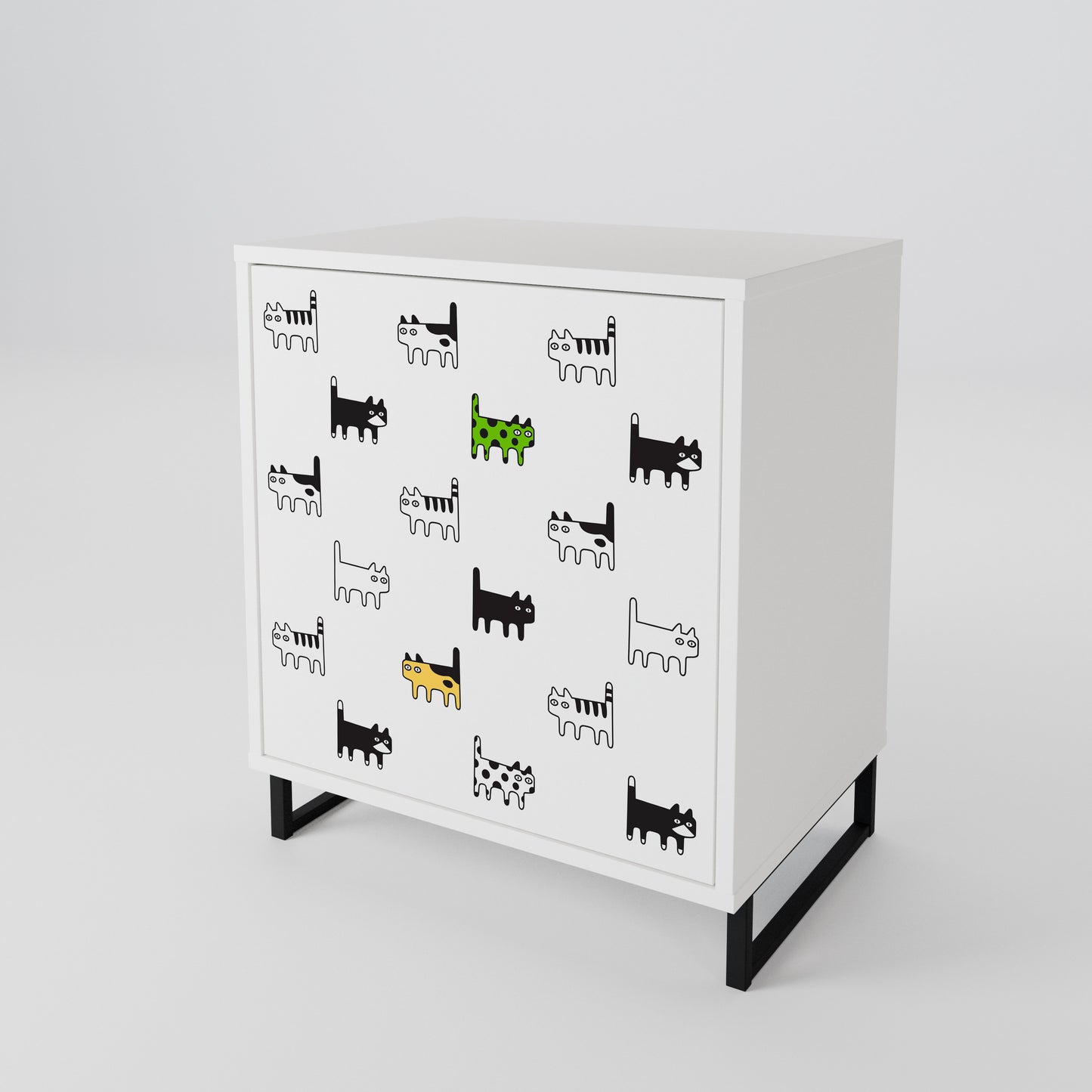 CATS COMPILATION 1-Door Sideboard