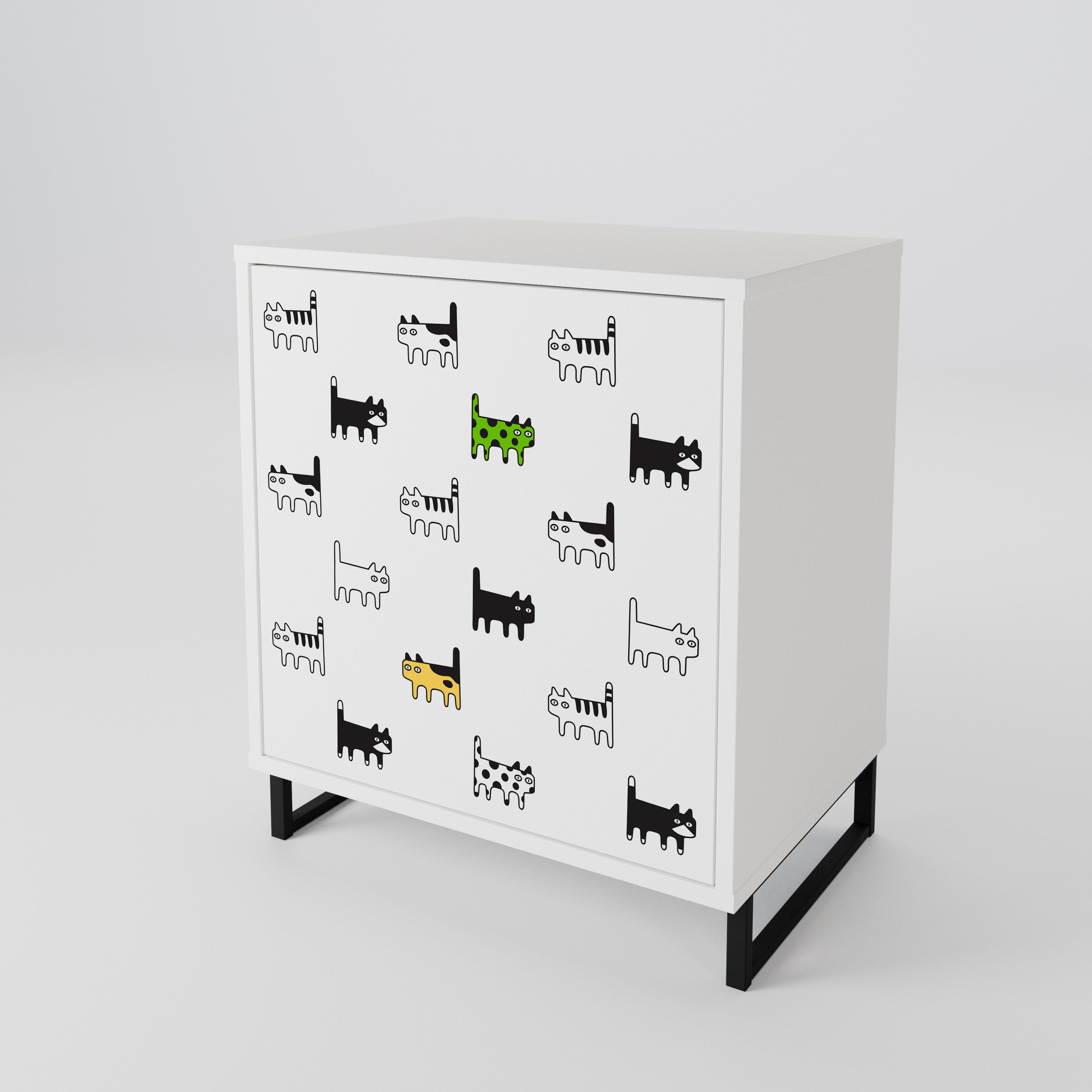 CATS COMPILATION 1-Door Sideboard