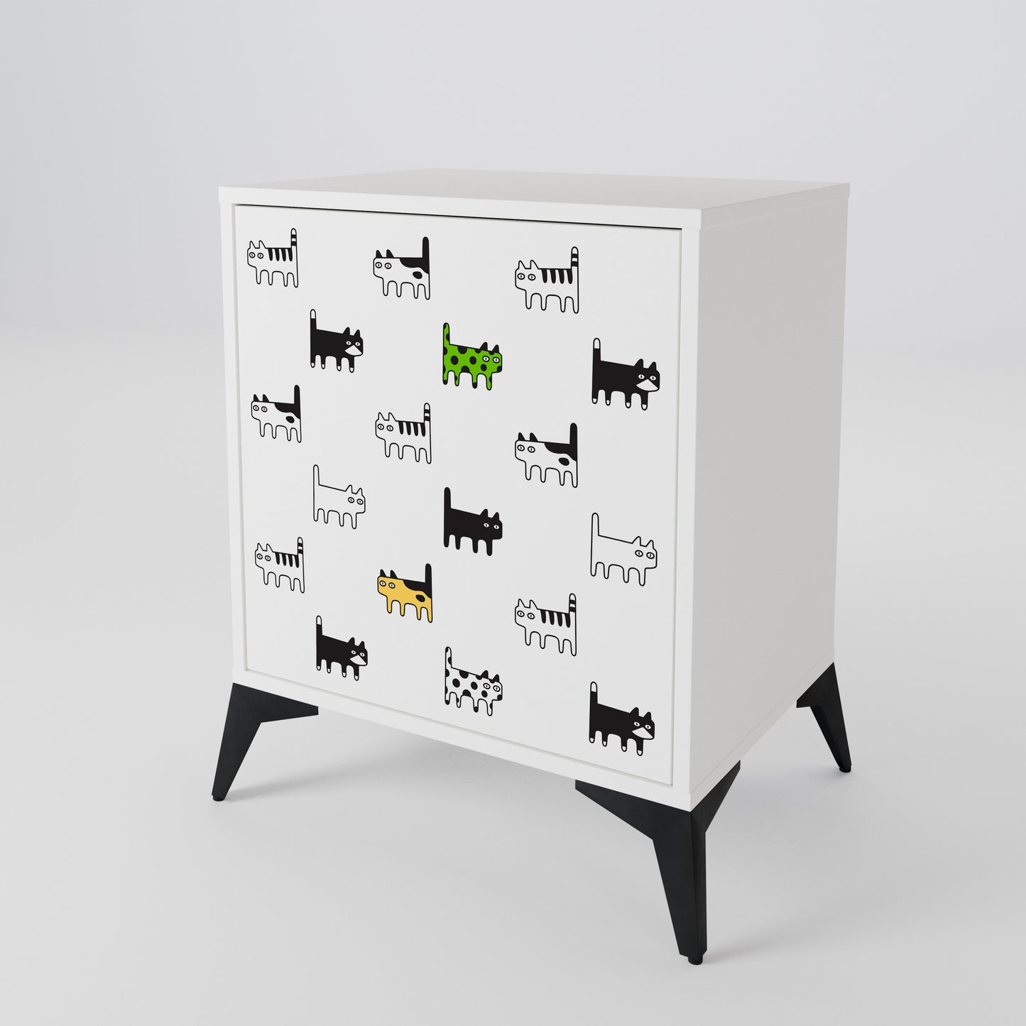 CATS COMPILATION 1-Door Sideboard