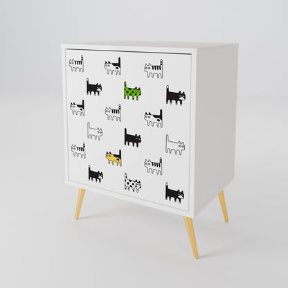 CATS COMPILATION 1-Door Sideboard
