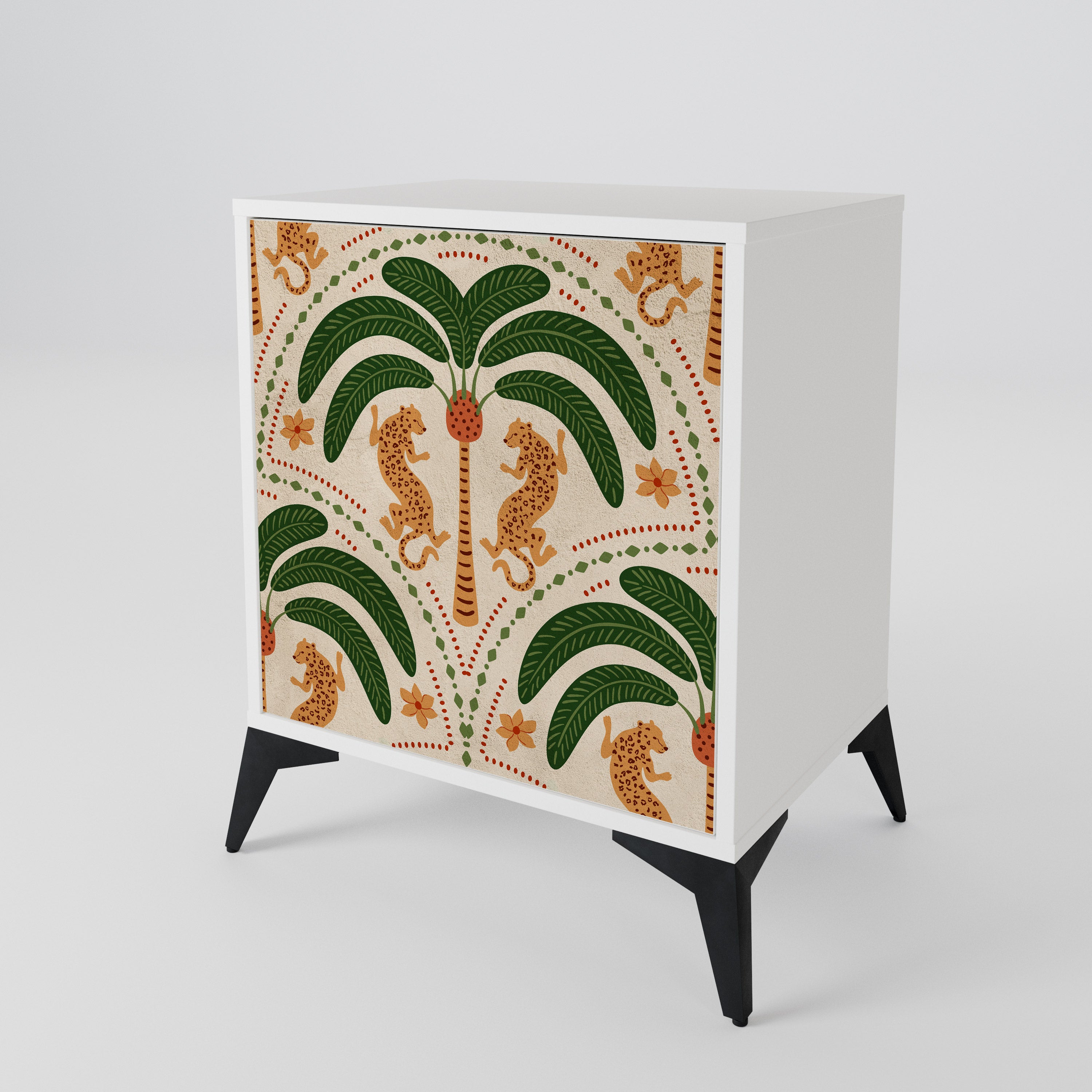 DANCING PREDATORS 1-Door Sideboard