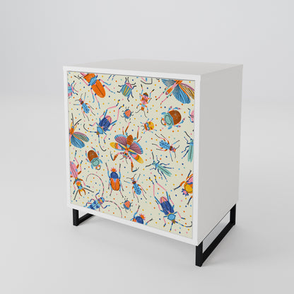 COLORFUL INSECTS 1-Door Sideboard