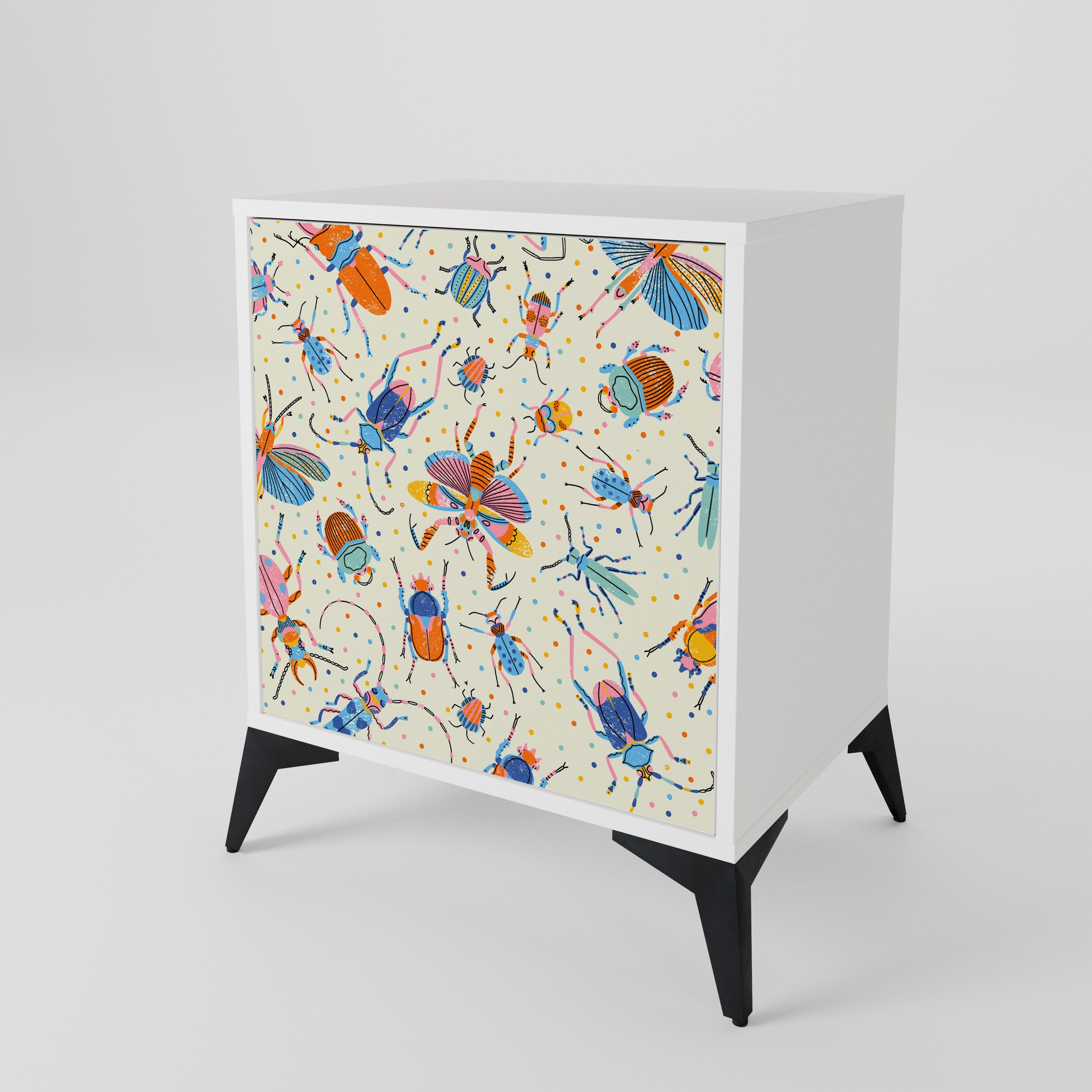 COLORFUL INSECTS 1-Door Sideboard