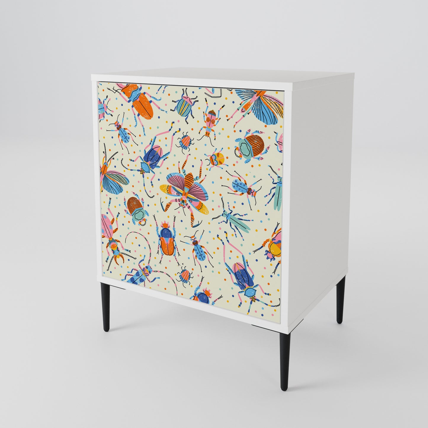 COLORFUL INSECTS 1-Door Sideboard
