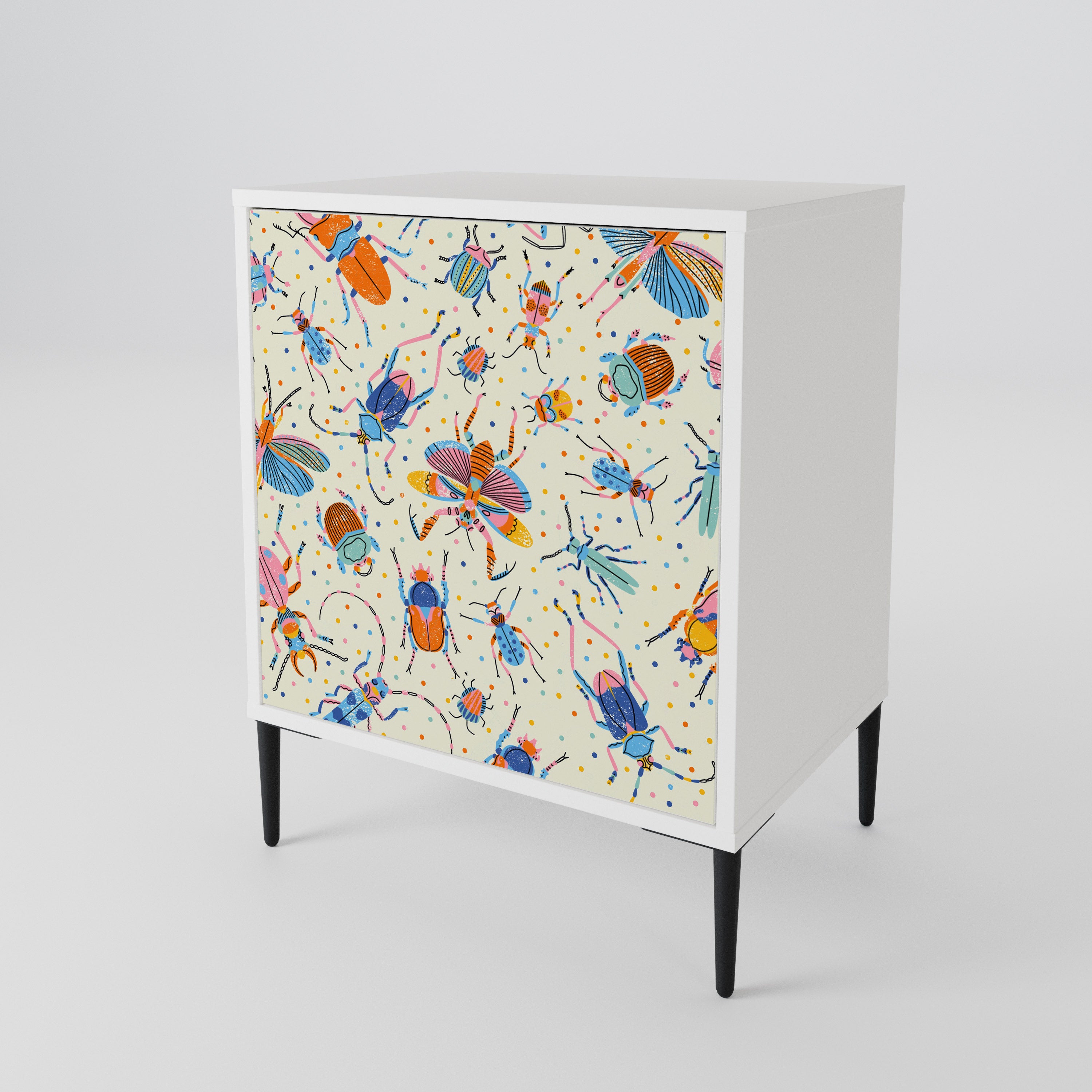 COLORFUL INSECTS 1-Door Sideboard