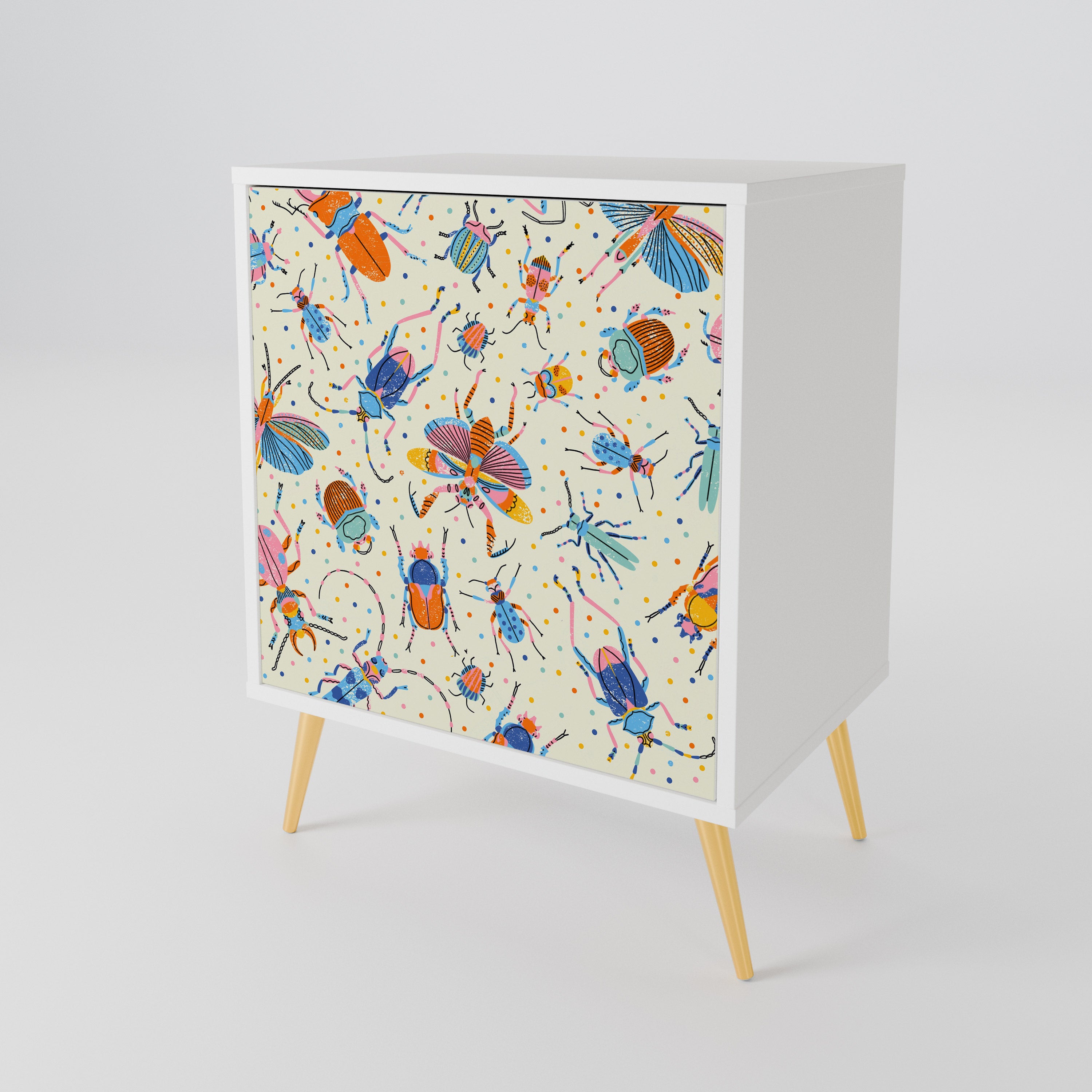COLORFUL INSECTS 1-Door Sideboard
