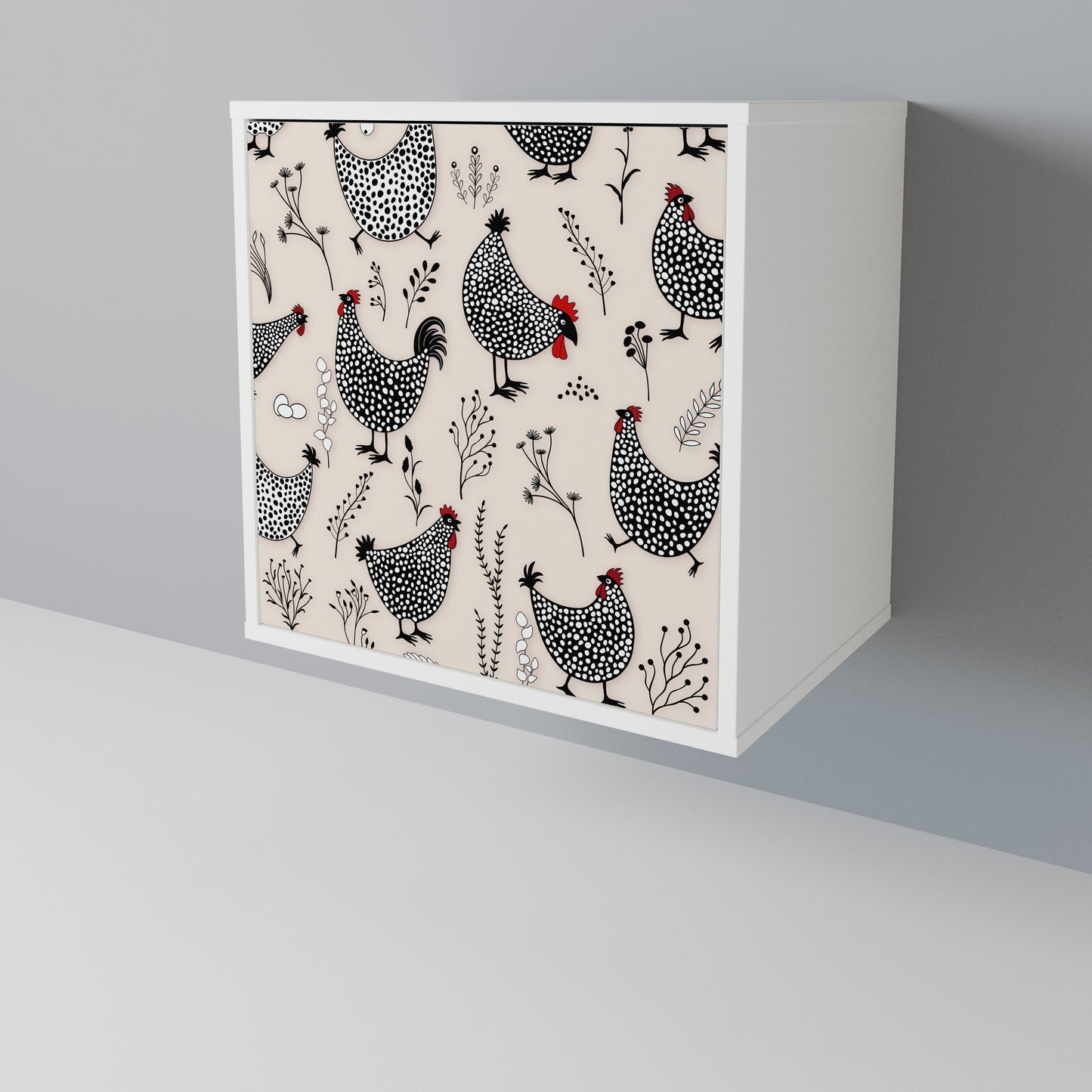 HAPPY HENS 1-Door Sideboard