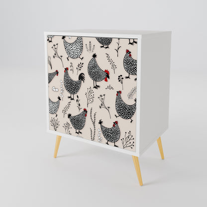 HAPPY HENS 1-Door Sideboard
