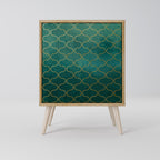 TESSELATED GREENERY 1-Door Sideboard