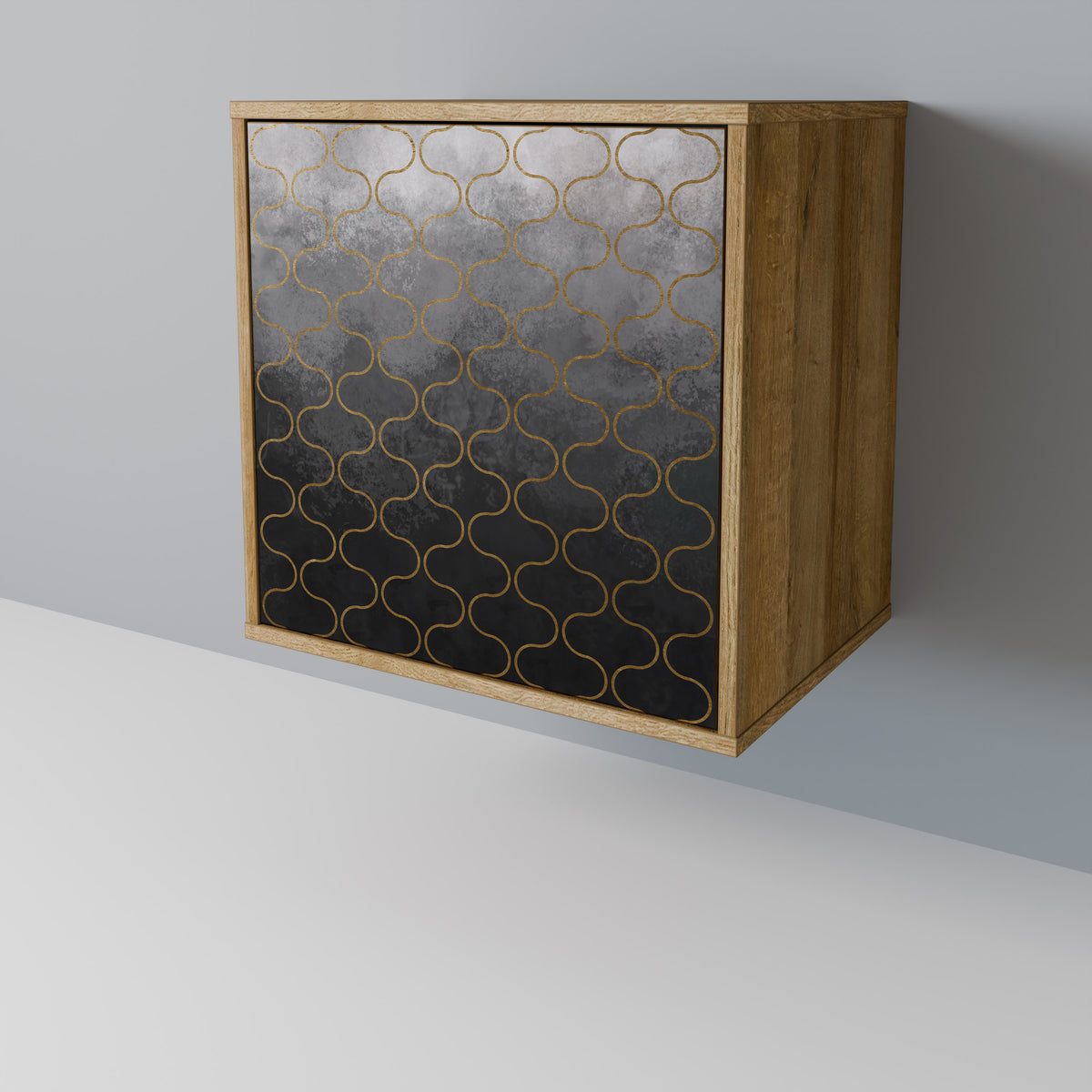 TESSELATED GRAYISH 1-Door Sideboard