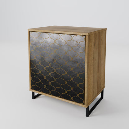 TESSELATED GRAYISH 1-Door Sideboard